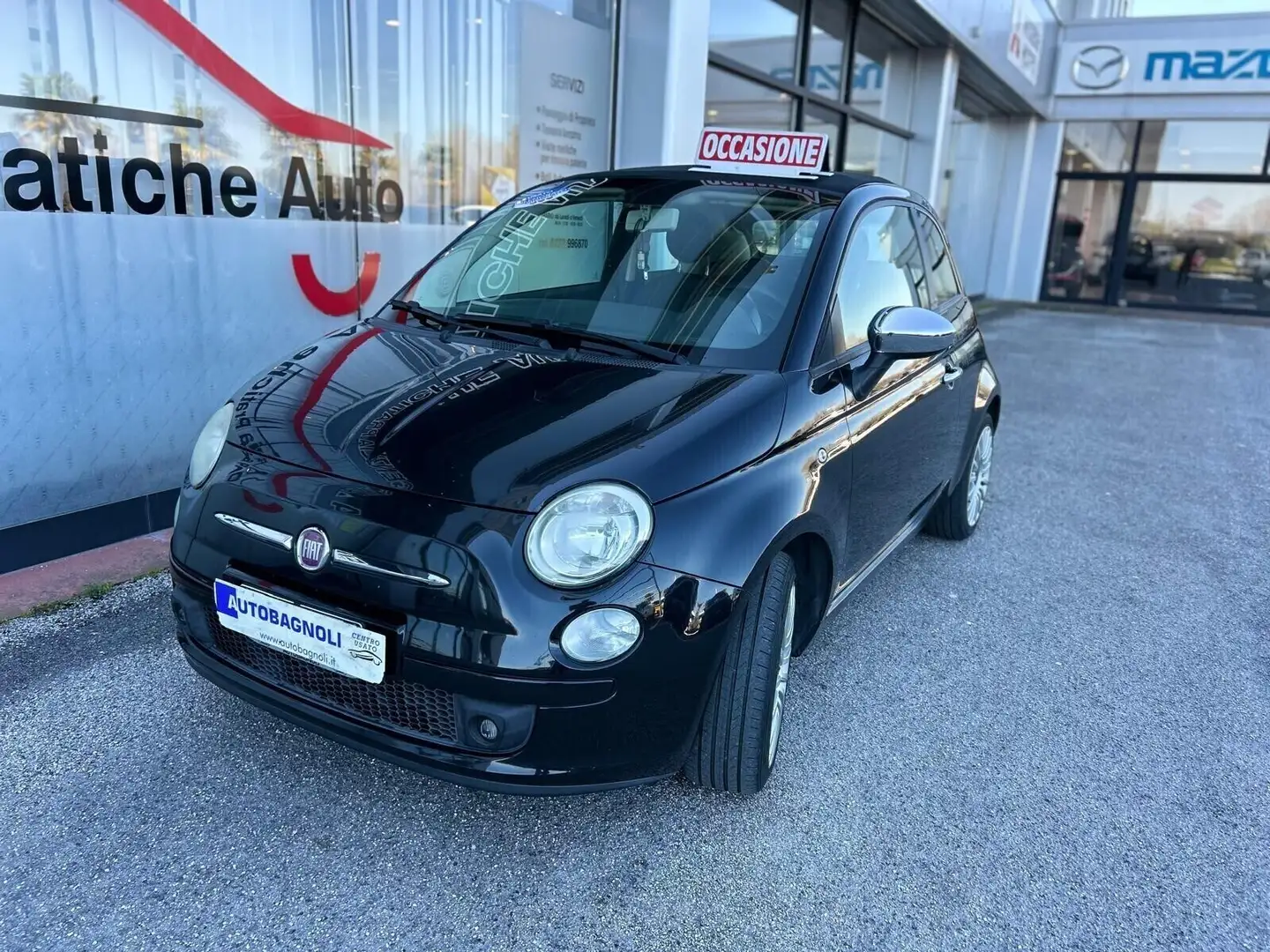 Fiat 500C C Cabrio POP 1.2 69 CV UNICO PR. Noir - 1