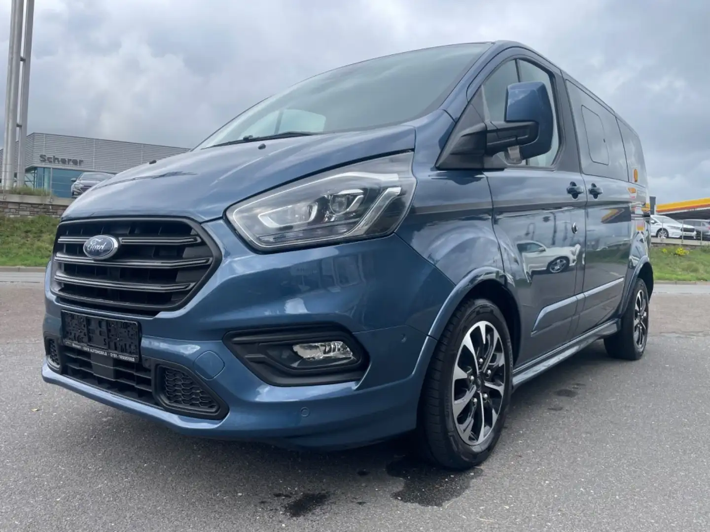 Ford Transit /Tourneo Custom Kombi 320 L1 Tourneo Spor Blau - 1