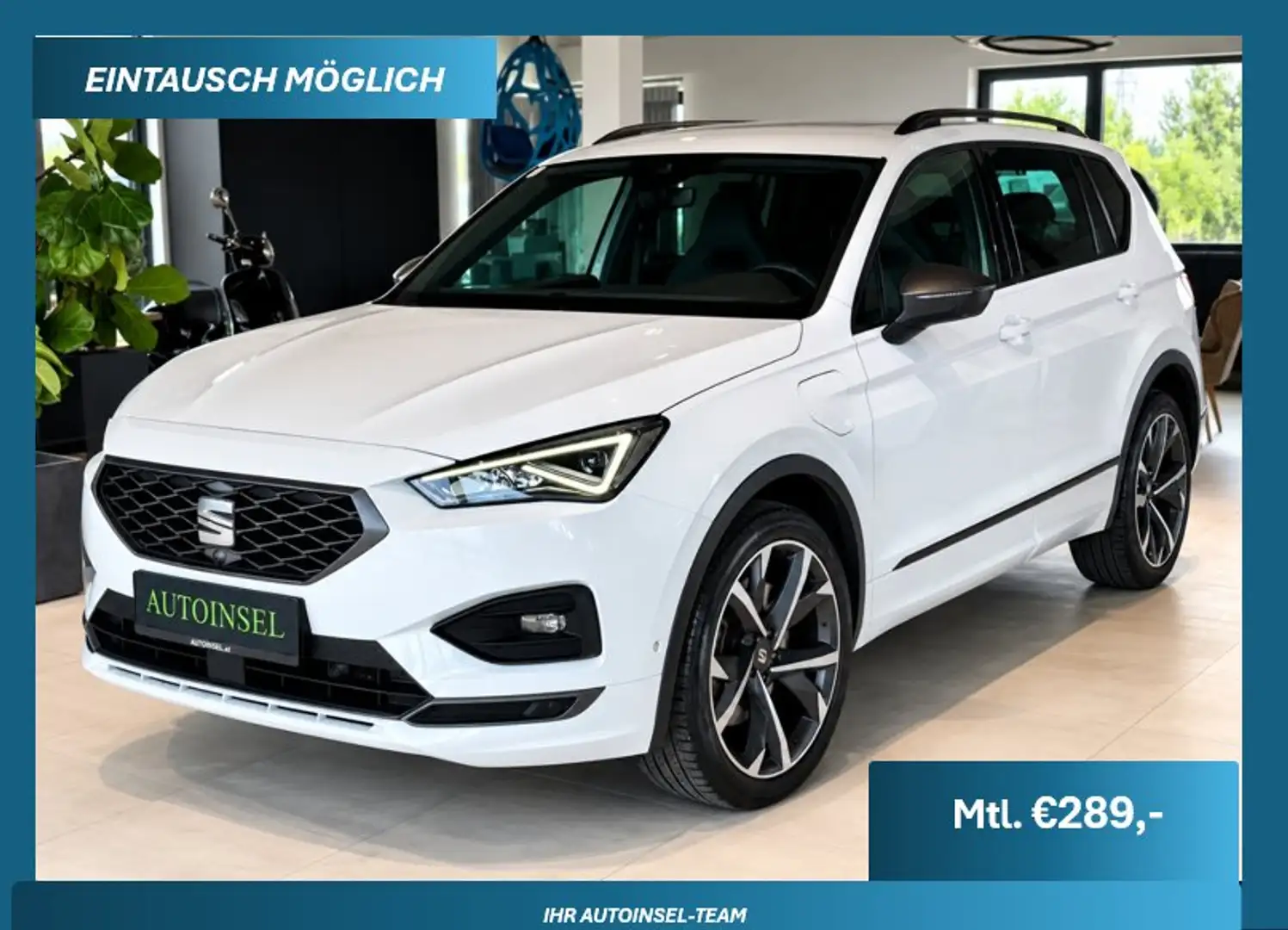 SEAT Tarraco FR e-Hybrid Memory AHK 360° Weiß - 1