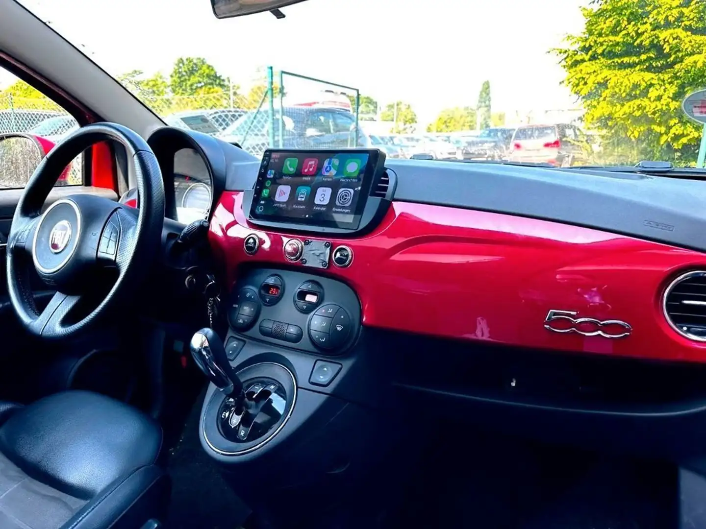 Fiat 500 1.2 Lounge AUTO Rosso - 1