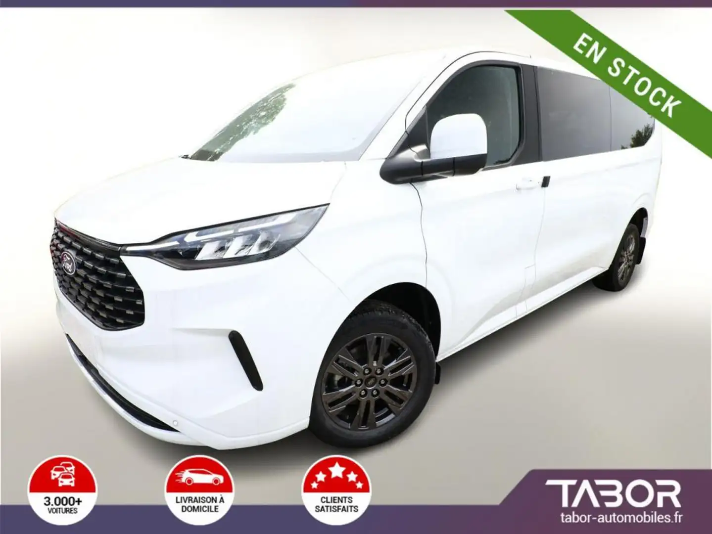 Ford Tourneo Custom 2.0 TDCi 150 Tit 320 L2 Cam Blanc - 1