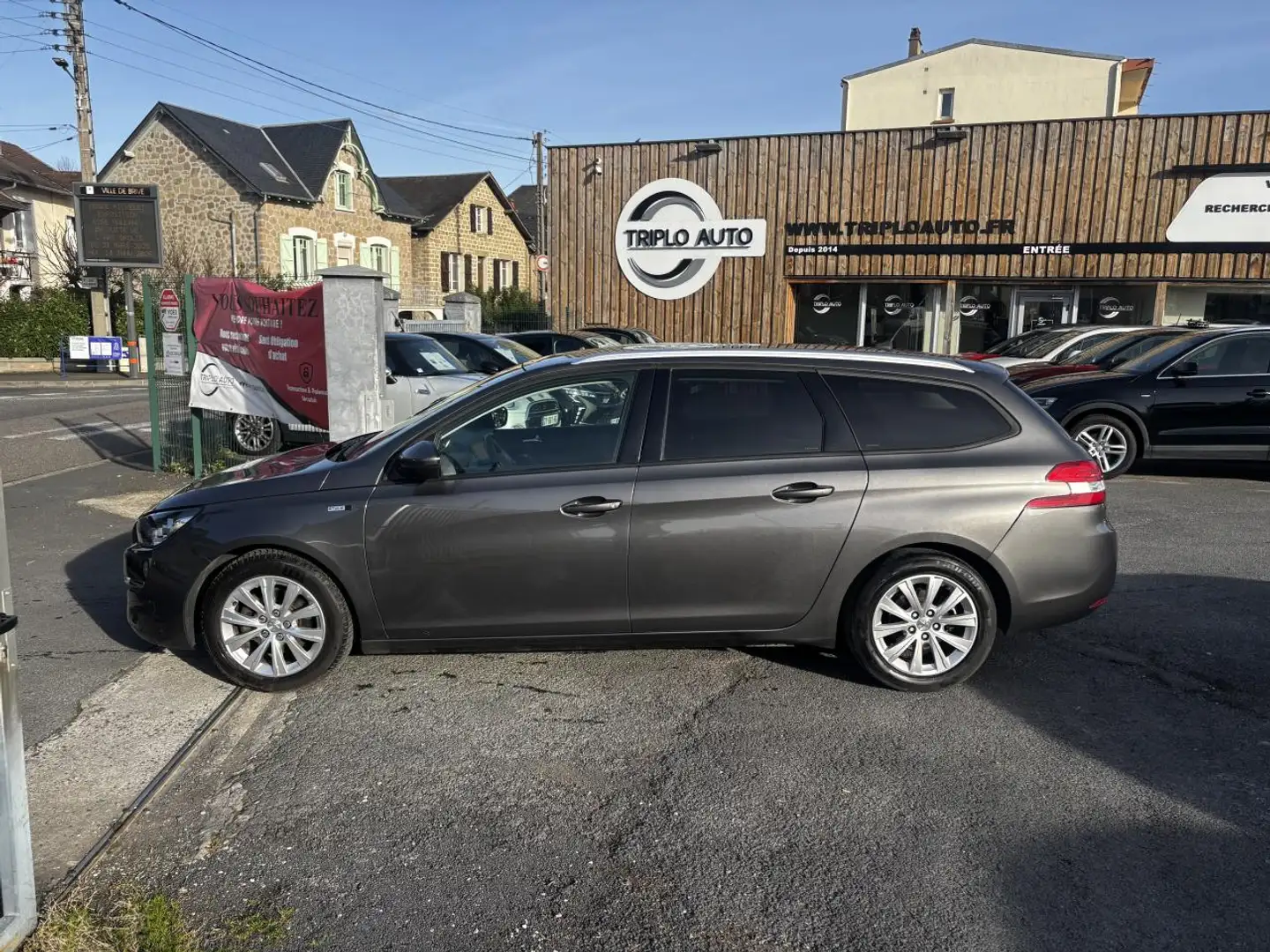 Peugeot 308 SW 1.6 BlueHDi S\u0026S - 120 Style Gps + Clim + Radar AR Gris - 2