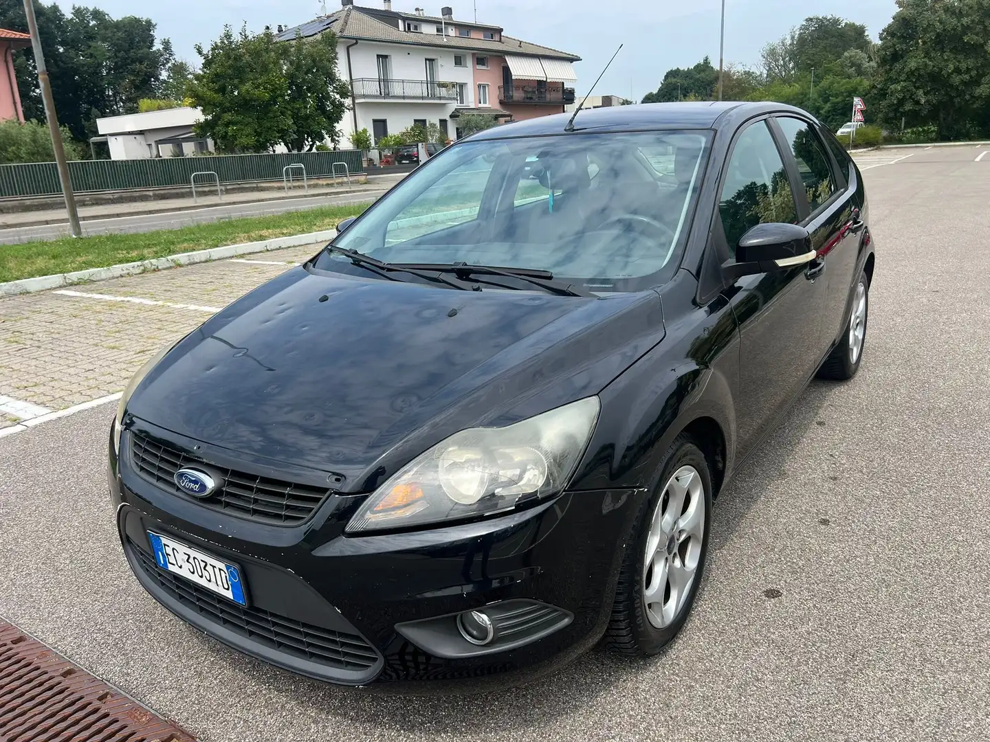Ford Focus Focus II 2008 5p 1.6 tdci Titanium 90cv Nero - 2