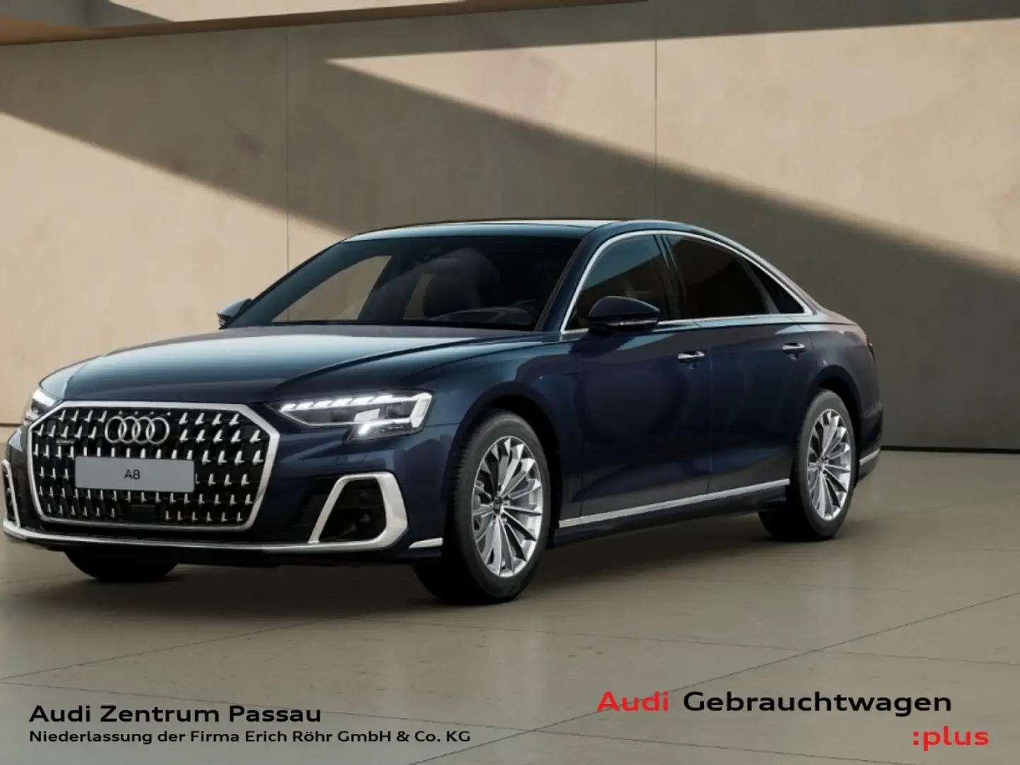 Audi A8 50 TDI quattro tiptr. MATRIX PANO HEAD-UP Albastru - 1