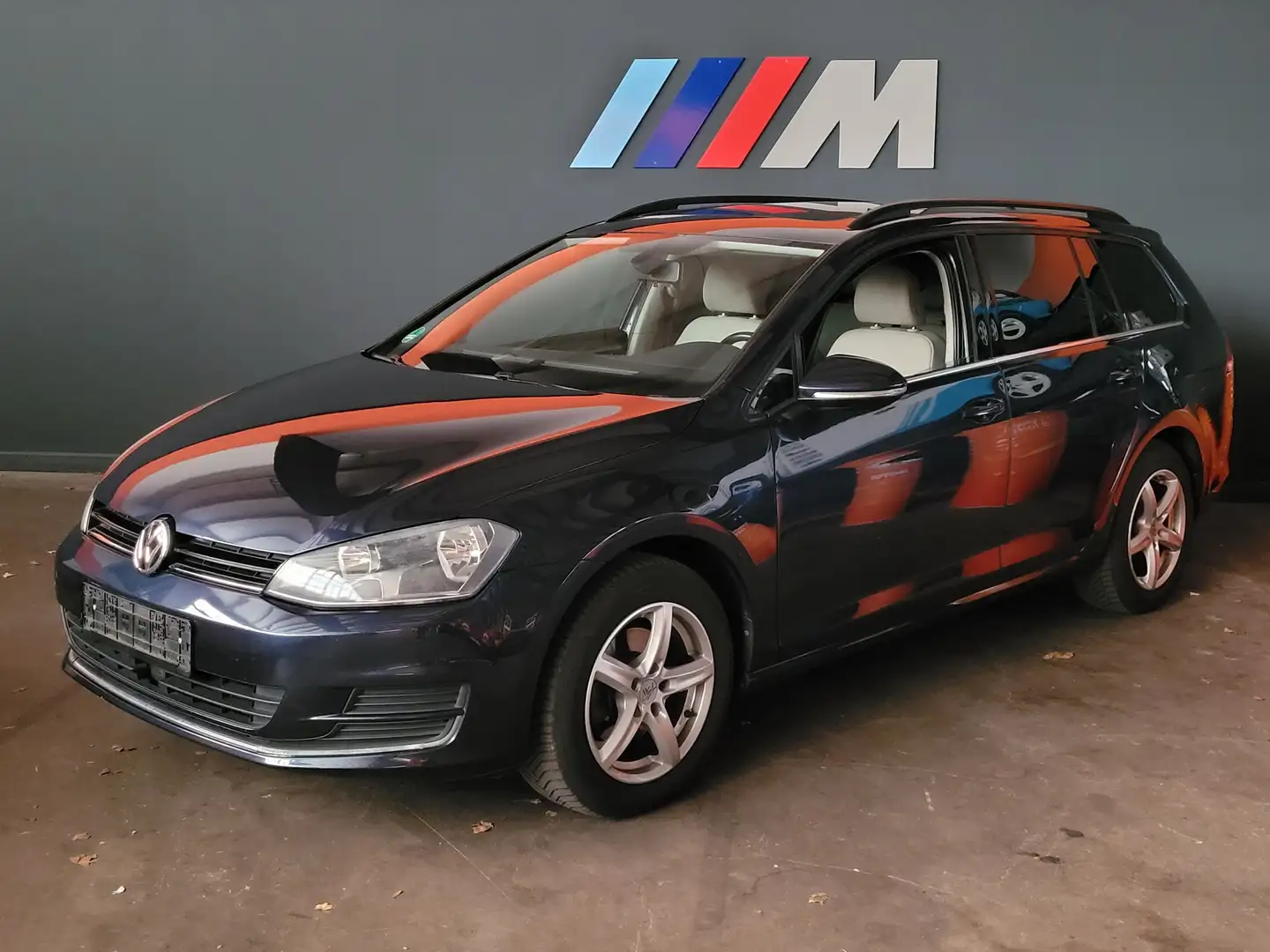 Volkswagen Golf Panorama*abn. AHK*Leder*DSG* Blau - 1