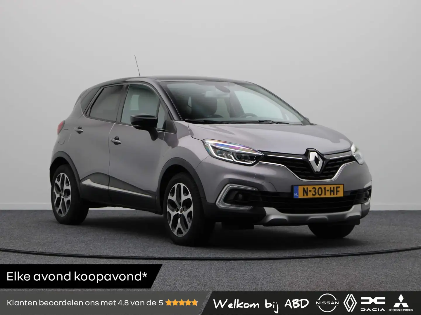 Renault Captur TCe 90pk Intens | Navi | Clima | Cruise | Led Kopl Grijs - 1