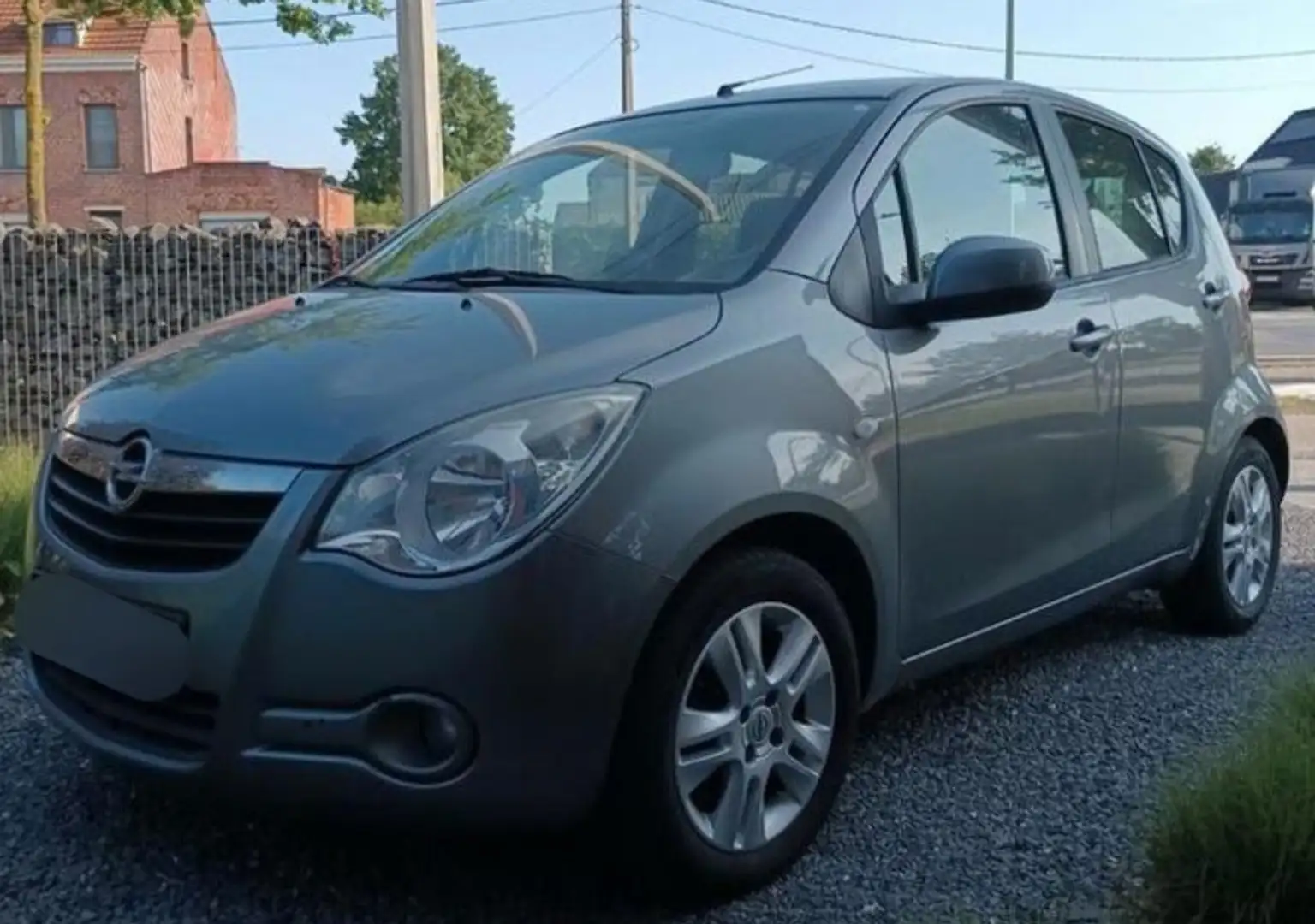 Opel Agila 1.2i Essence Euro 5 Airco CT Ok 5 Portes Garantie Gris - 1