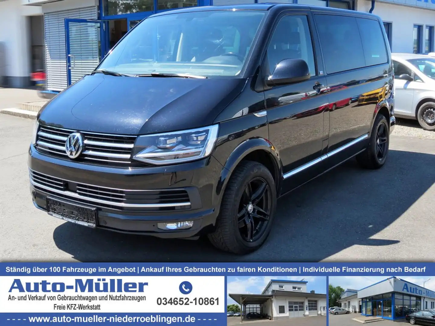 Volkswagen T6 Multivan Generation Six Alcantara LED DCC ACC Kam. Stndh. Schwarz - 1