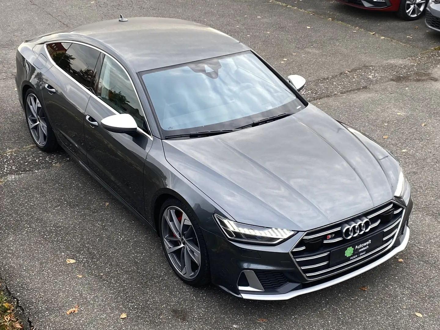Audi S7 HEAD LUFT B&O MATRIX 21" ACC LEDER KAM 4x SHZ Grau - 1