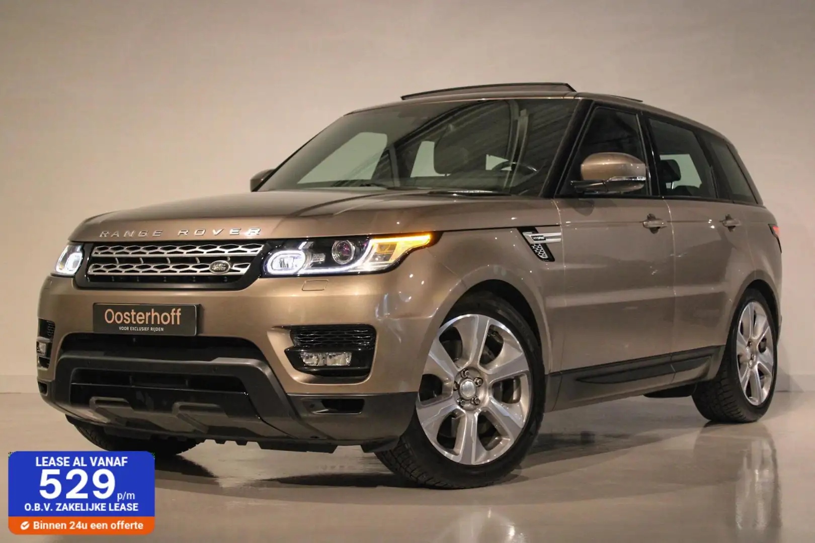 Land Rover Range Rover Sport 3.0 SDV6 Hybrid Autobiography Brun - 1