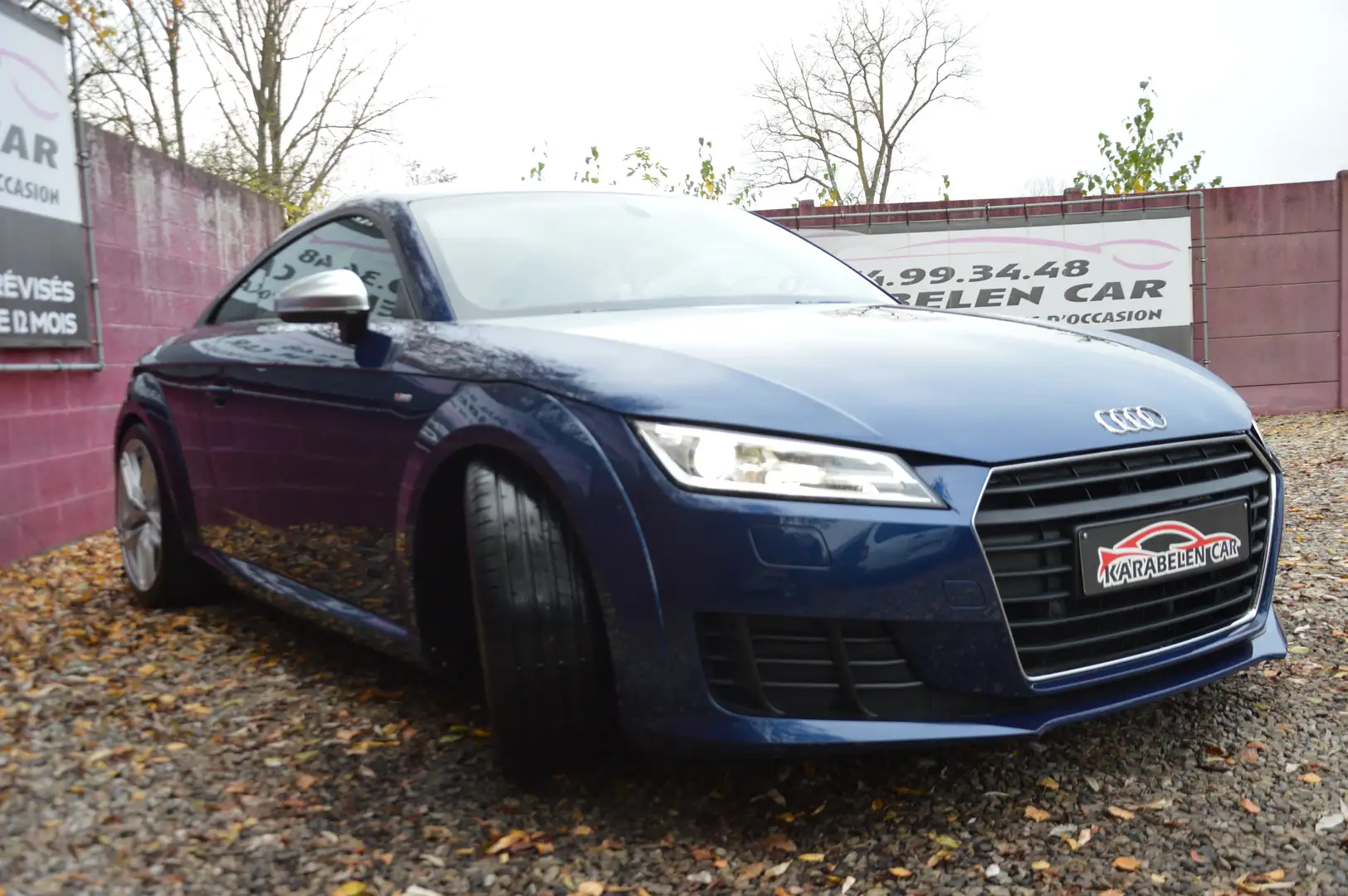 Audi TT 2.0 TDi ultra S line NAV SENS AV/AR CLIM 54.664KM Bleu - 2