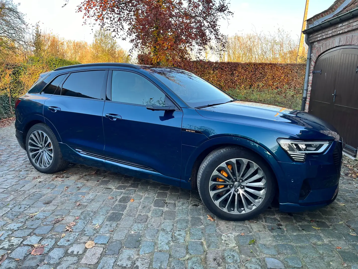 Audi e-tron e-tron 55 quattro Bleu - 1