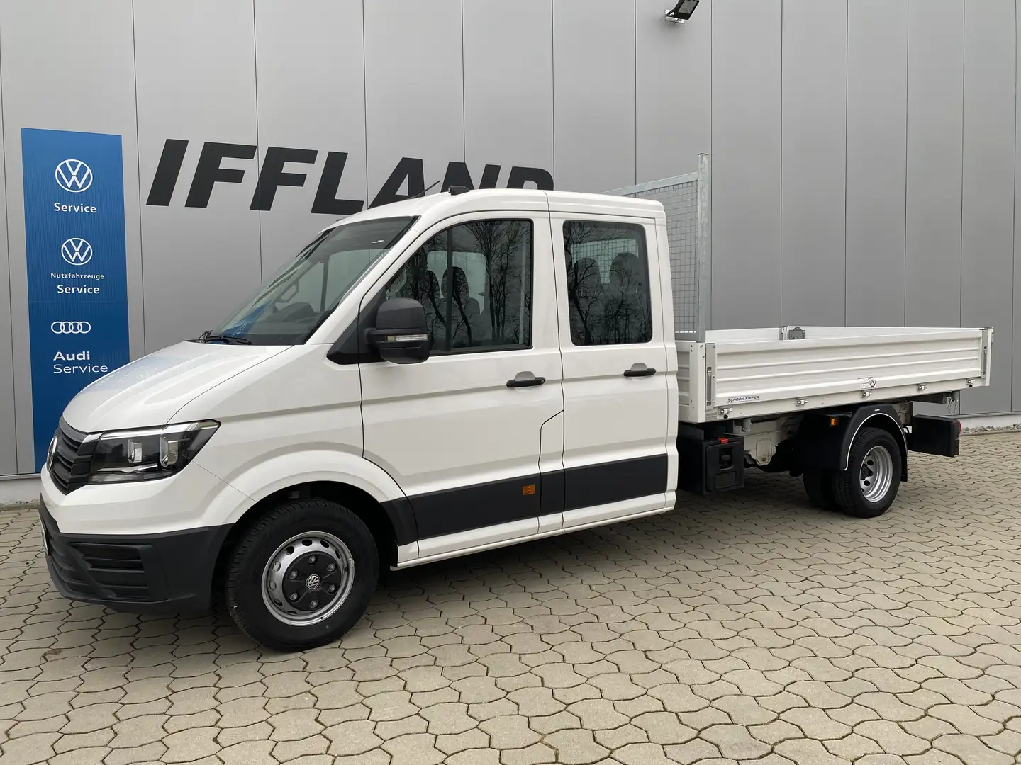 Volkswagen Crafter Kipper 50 DOKA lang RWD Weiß - 2