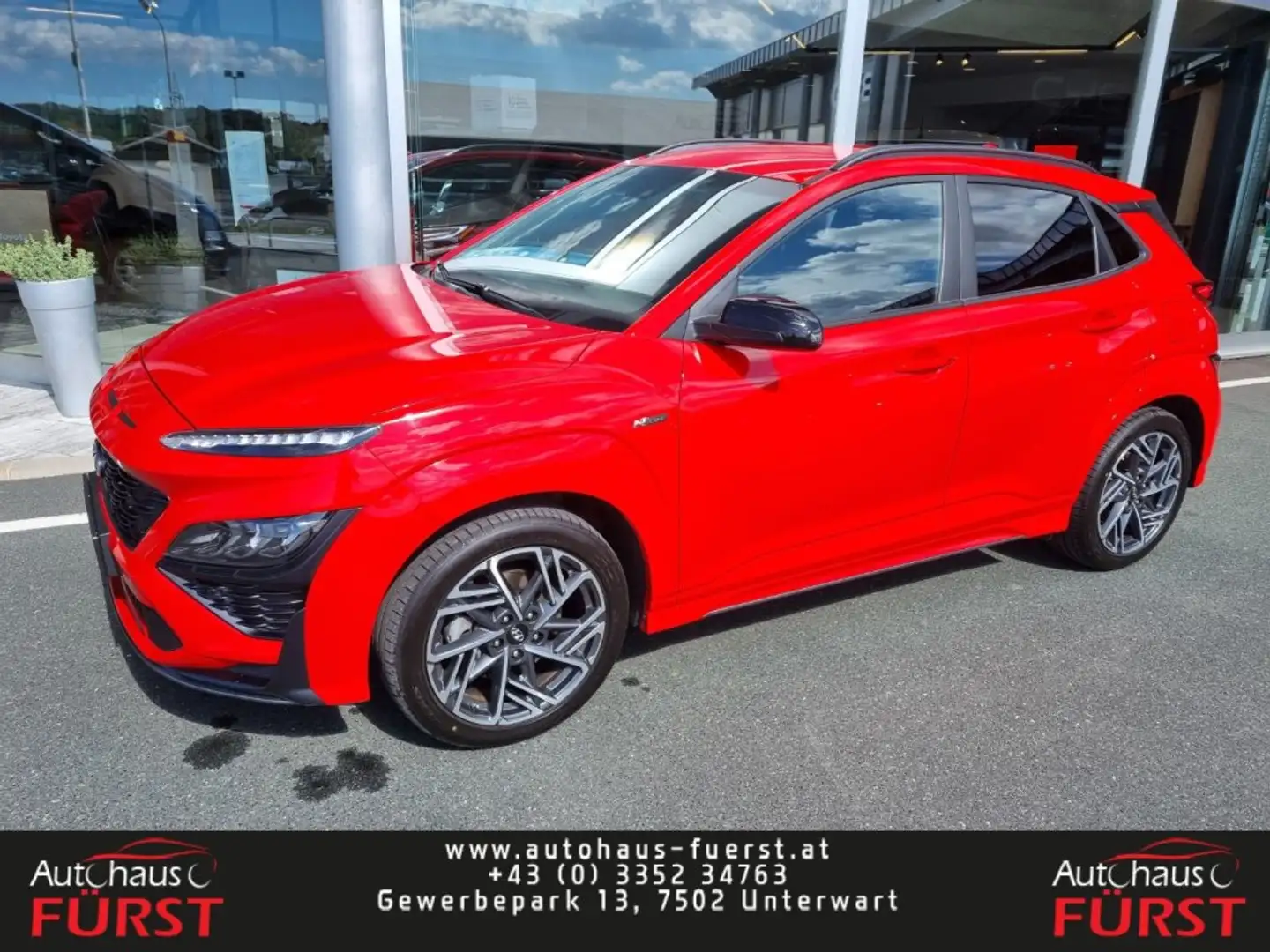 Hyundai KONA HYUNDAI Kona 1,0 T-GDi 48V N-LINE *8 Fach* Rot - 1