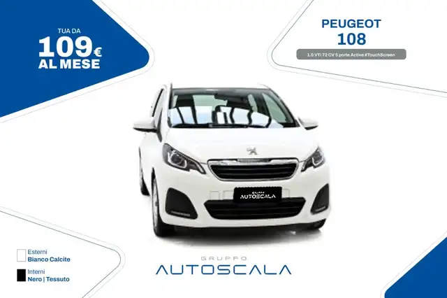 Peugeot 108 1.0 VTi 72 CV 5 porte Active #TouchScreen