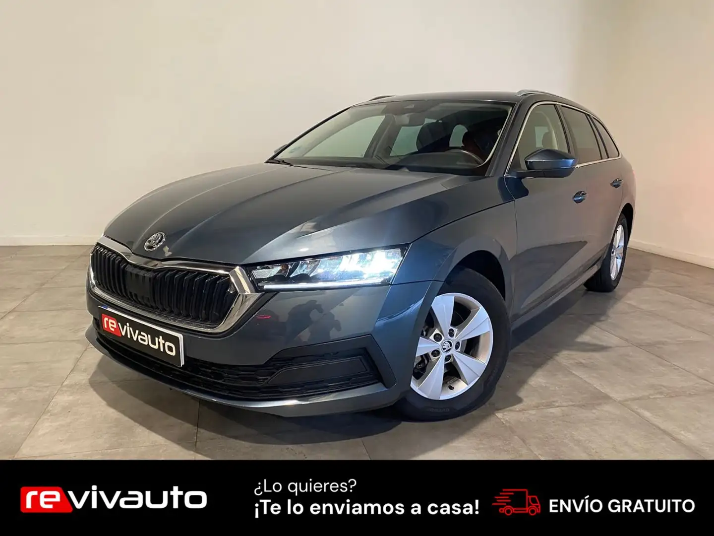 Skoda Octavia Combi 2.0TDI Ambition DSG 110kW Gris - 1