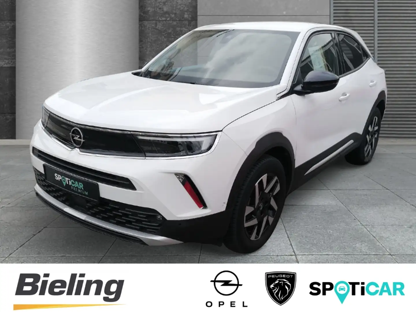 Opel Mokka Elegance 1.2 Turbo Automatik, Sitzheizung, Parkpil Weiß - 1