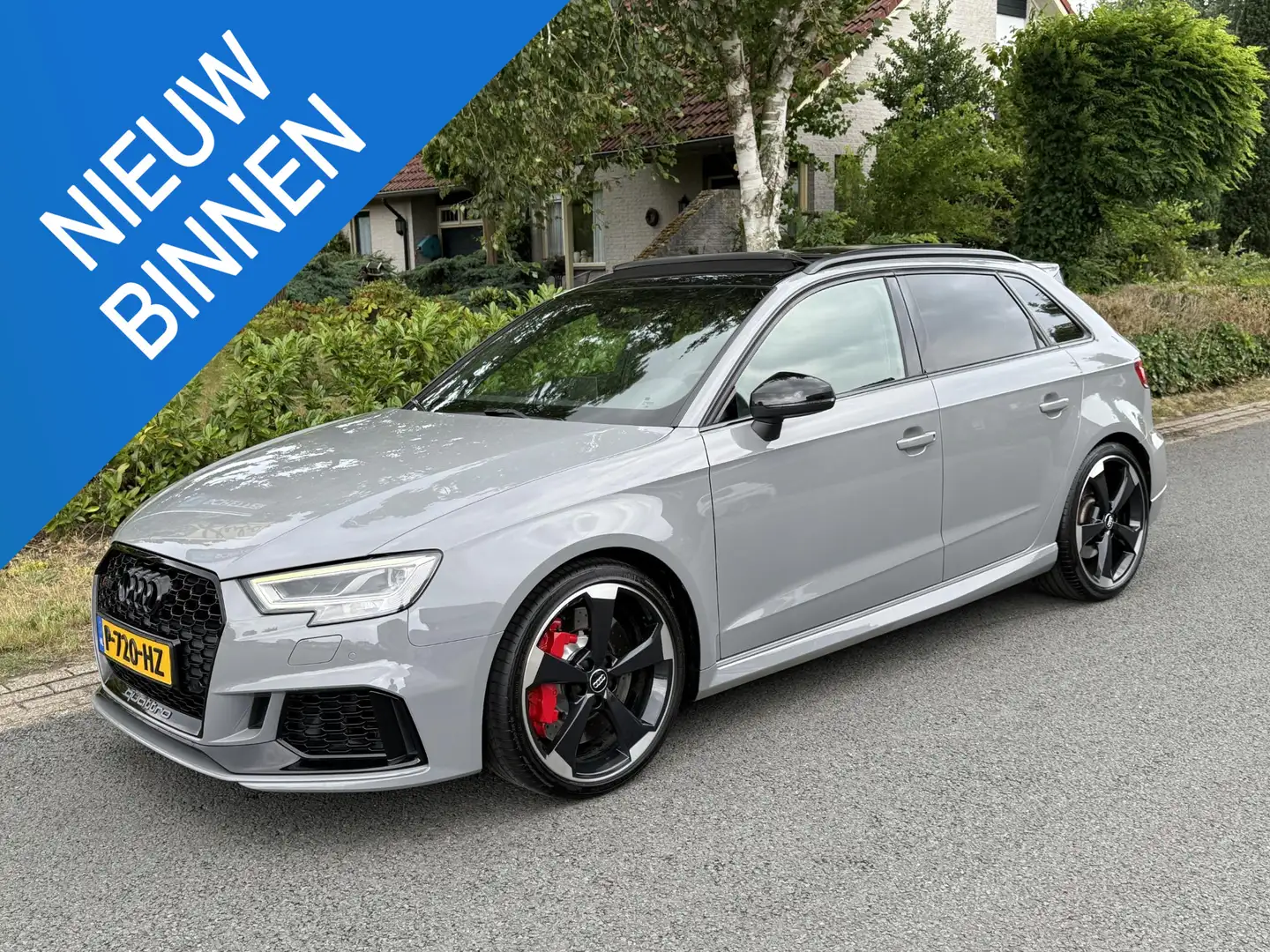Audi RS3 A3 Sportback 2.5 TFSI quattro 400PK Pano•B&O Grijs - 1