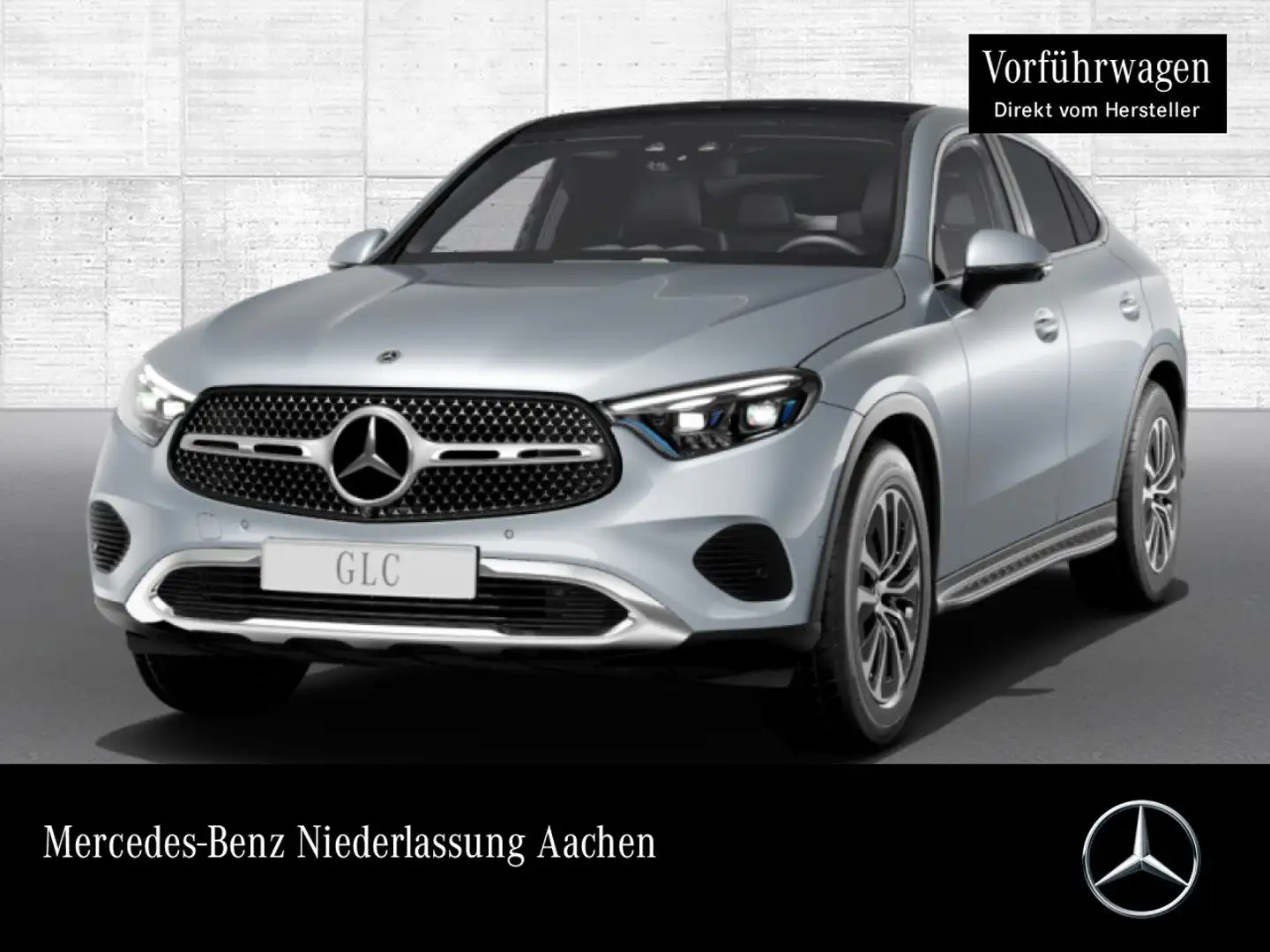 Mercedes-Benz GLC 220 d 4M AVANTG+PANO+360+AHK+BURMESTER+KEYLESS Silber - 1
