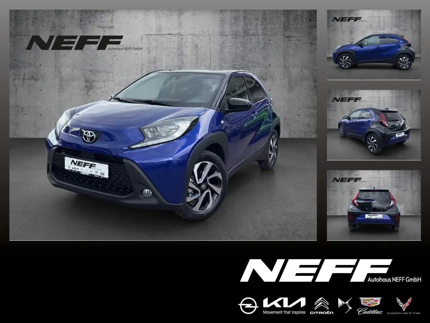 Toyota Aygo X Teamplayer *AKTION* FLA SpurH KAM ACC Blau - 1