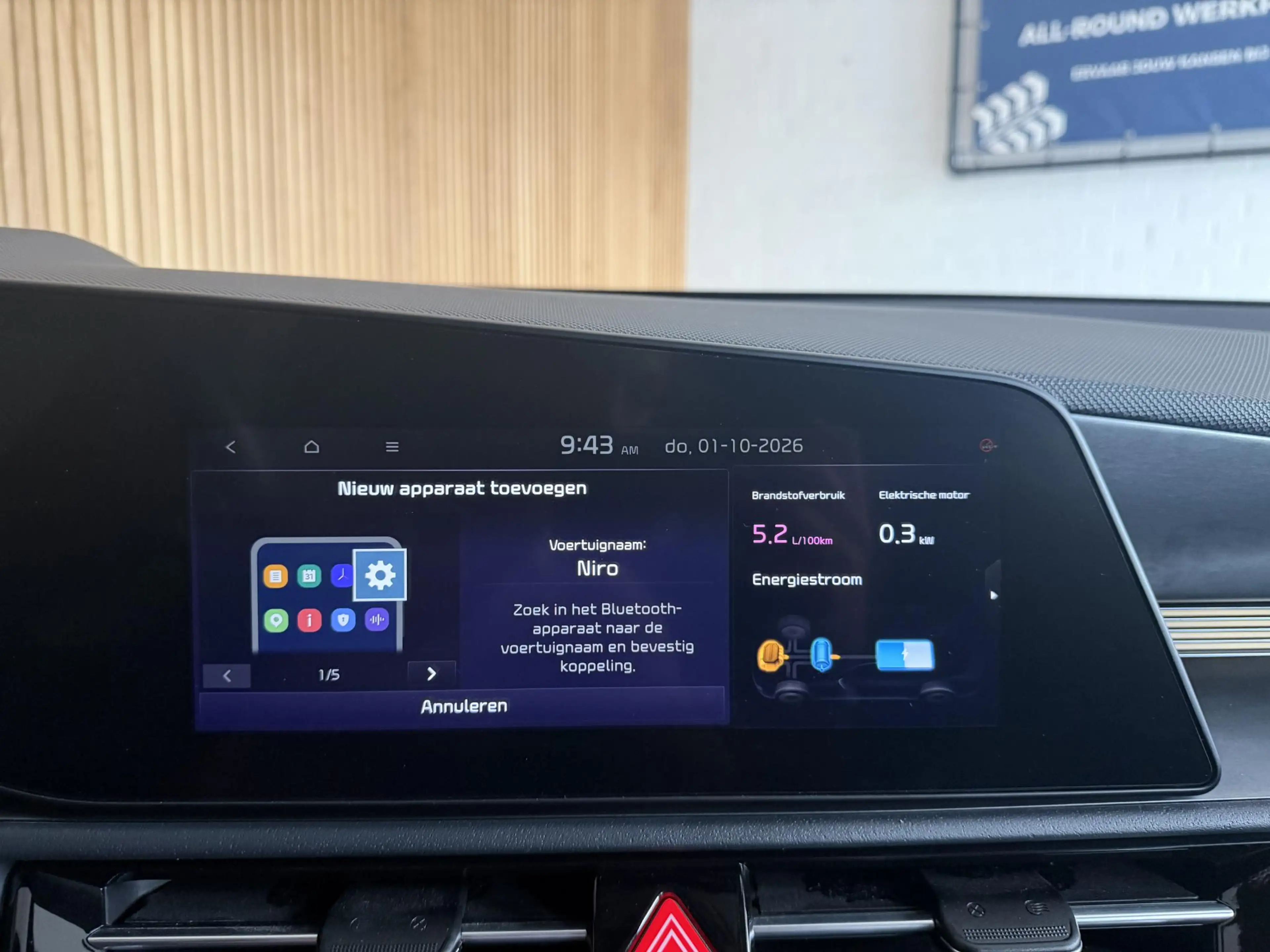 Kia Niro 1.6 GDi Hybrid DynamicLine ACC | Keyless | Camera — photo 6
