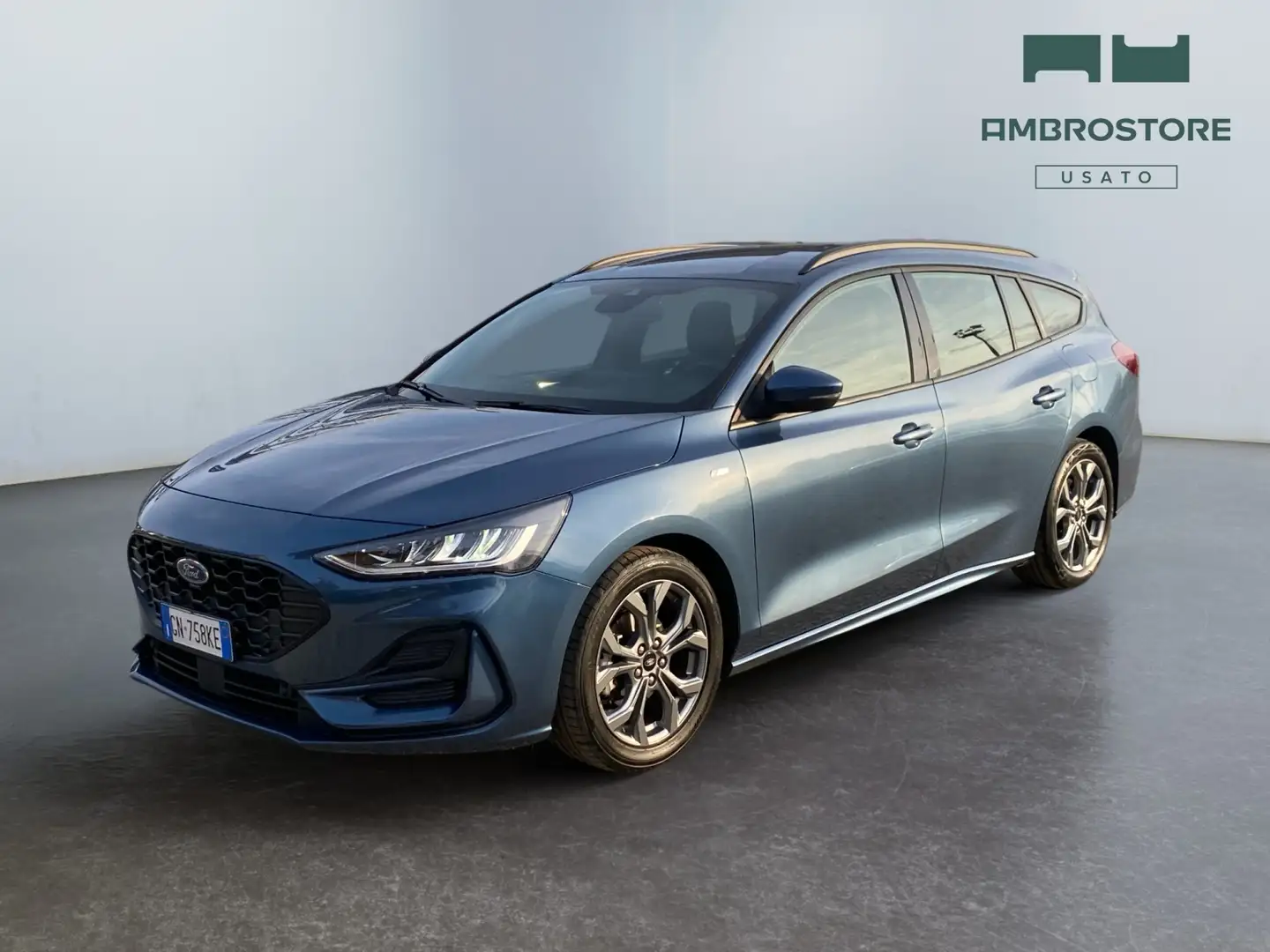 Ford Focus V 2022 SW - Focus SW 1.0t ecoboost h ST-Line 125cv Bleu - 1