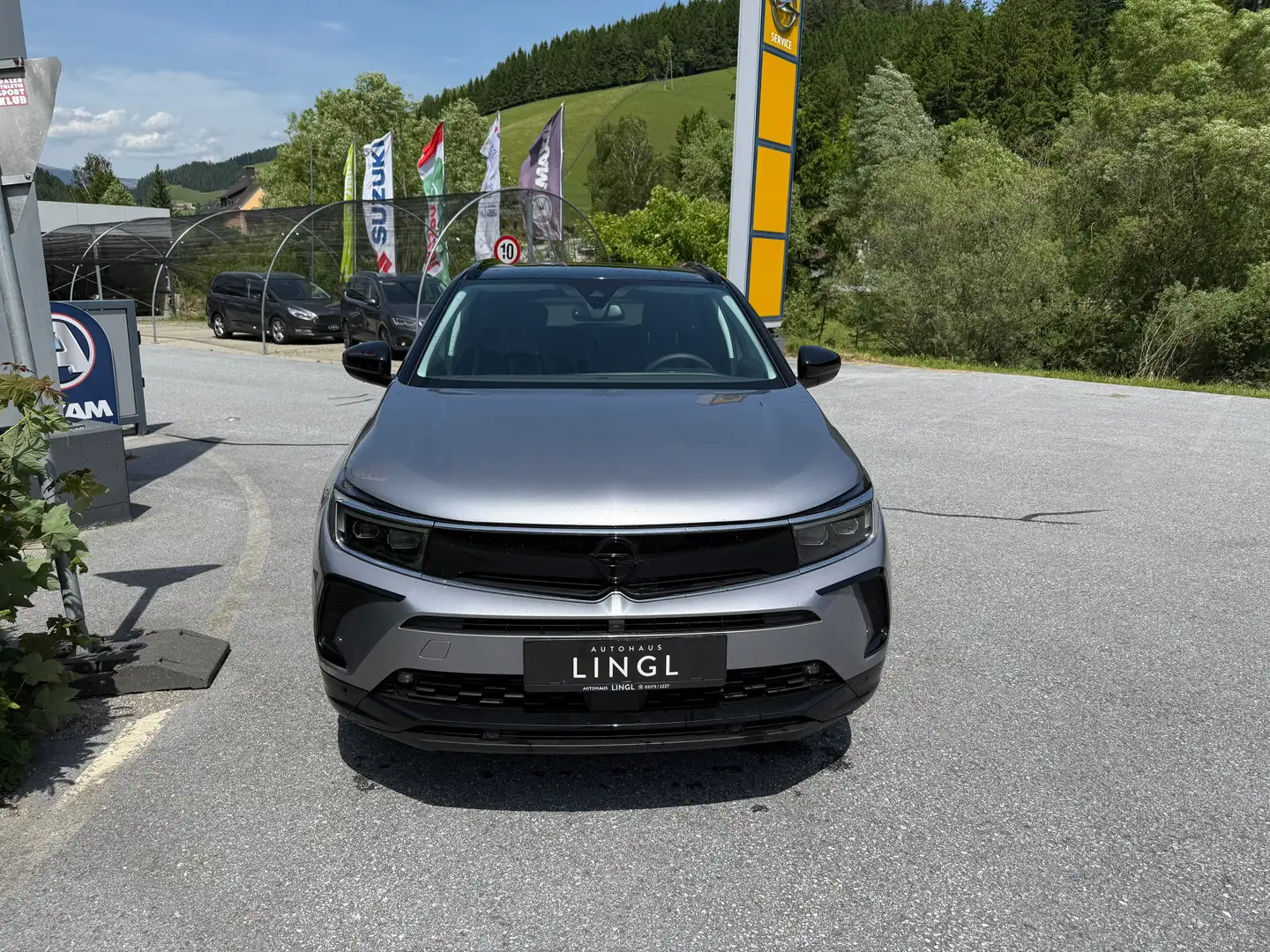 Opel Grandland X 1.2 Hybrid GS Line Grigio - 2