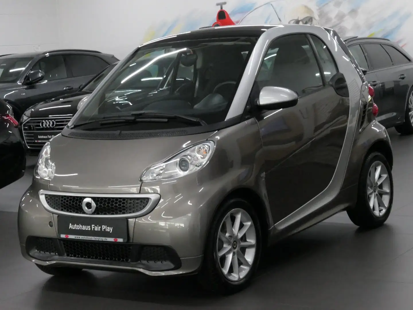 smart forTwo Coupe MHD Passion/1.HAND/UNFALLFREI/SERVO Argent - 1