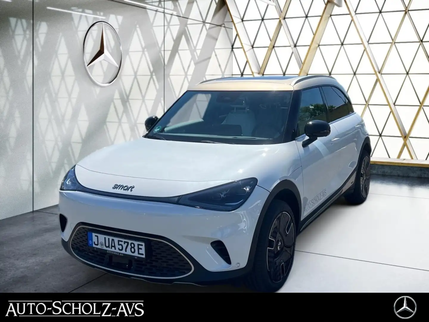 smart #1 Launch Edition HUD*Panorama*360°KAM*Easy-Pack Biały - 1