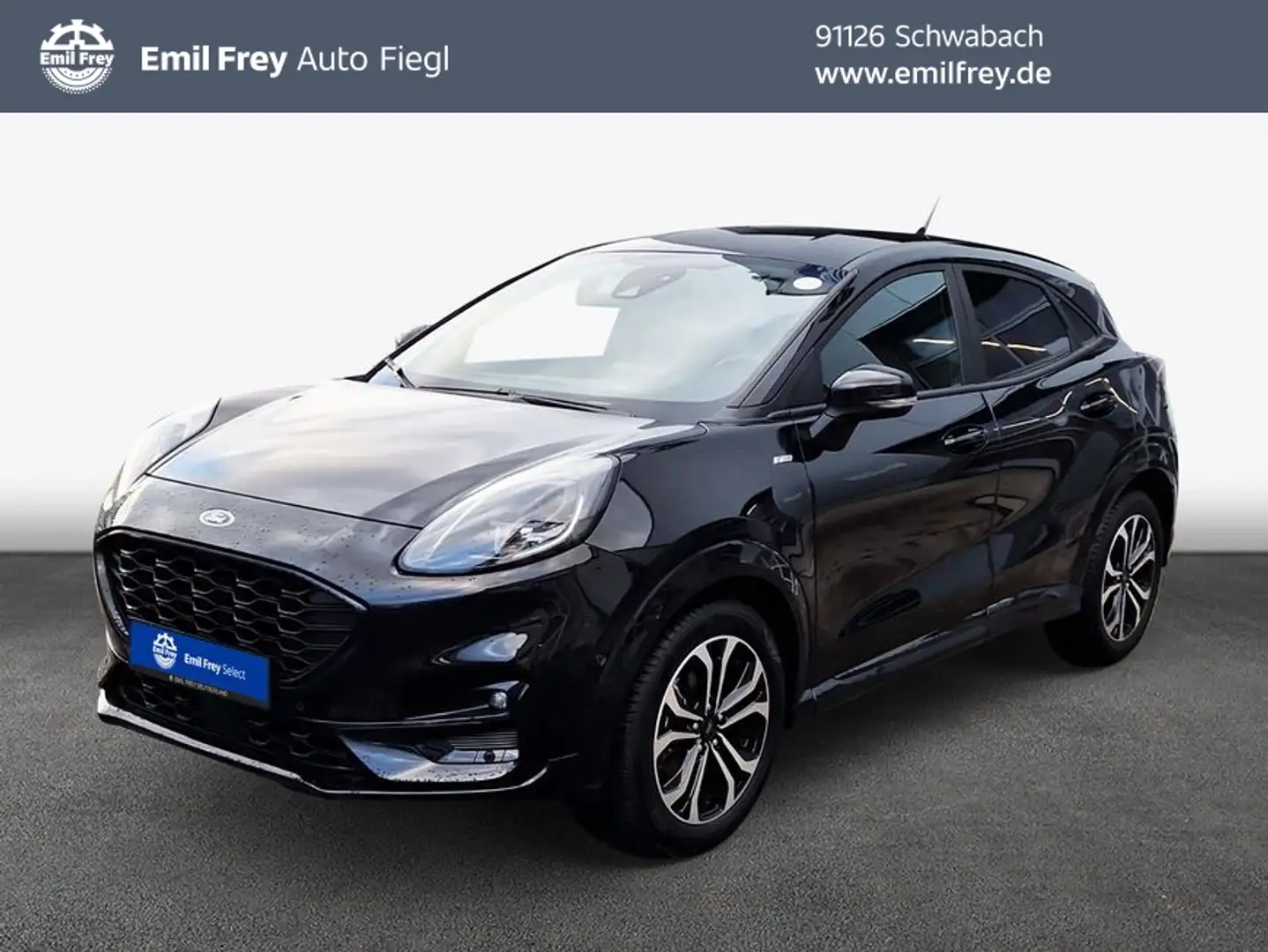 Ford Puma 1.0 EcoBoost Hybrid Aut. ST-LINE Schwarz - 1