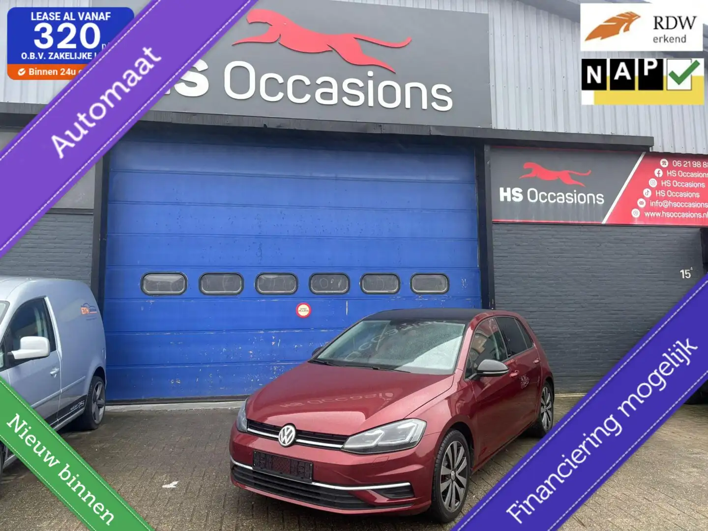 Volkswagen Golf Golf 1,5 TSI BlueMotion Technology Rood - 1