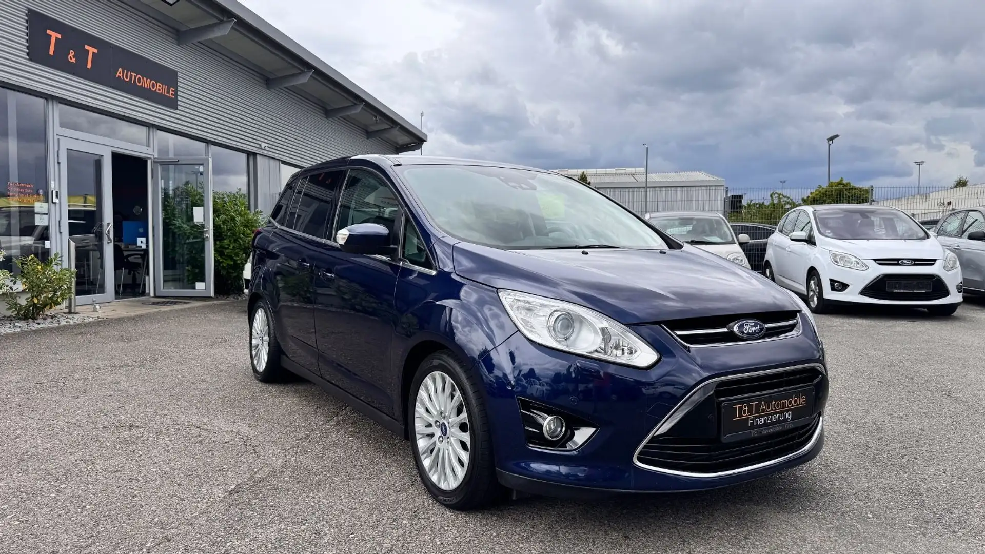 Ford Grand C-Max Grand C-MAX Titanium PDC Kamera SH ParkAss Spurh Blau - 1