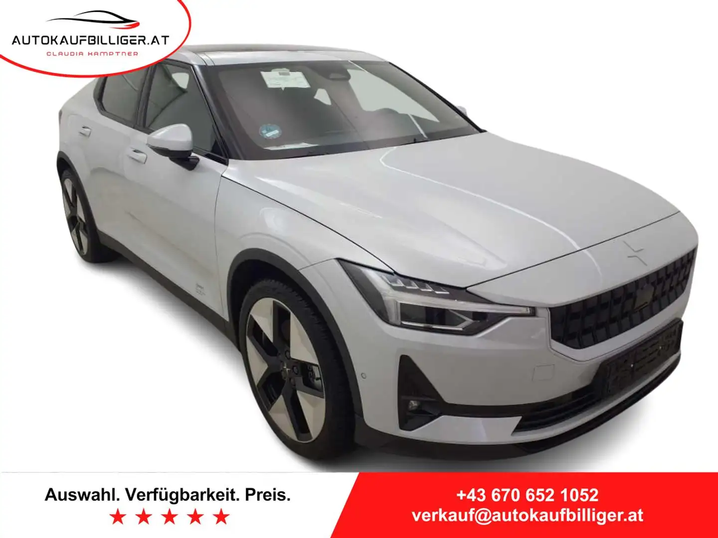 Polestar 2 Long Range Dual Motor Elektro 78 kWh Blanc - 1
