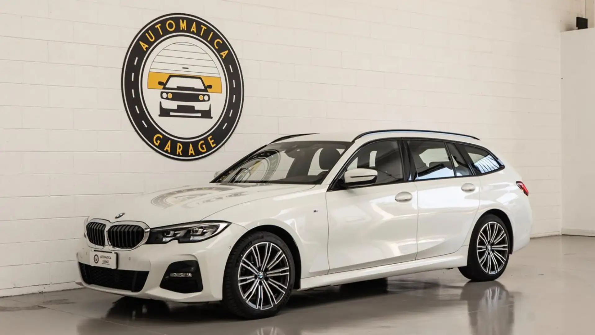 BMW 320 d 48V Touring Msport IVA ESPOSTA Blanc - 1