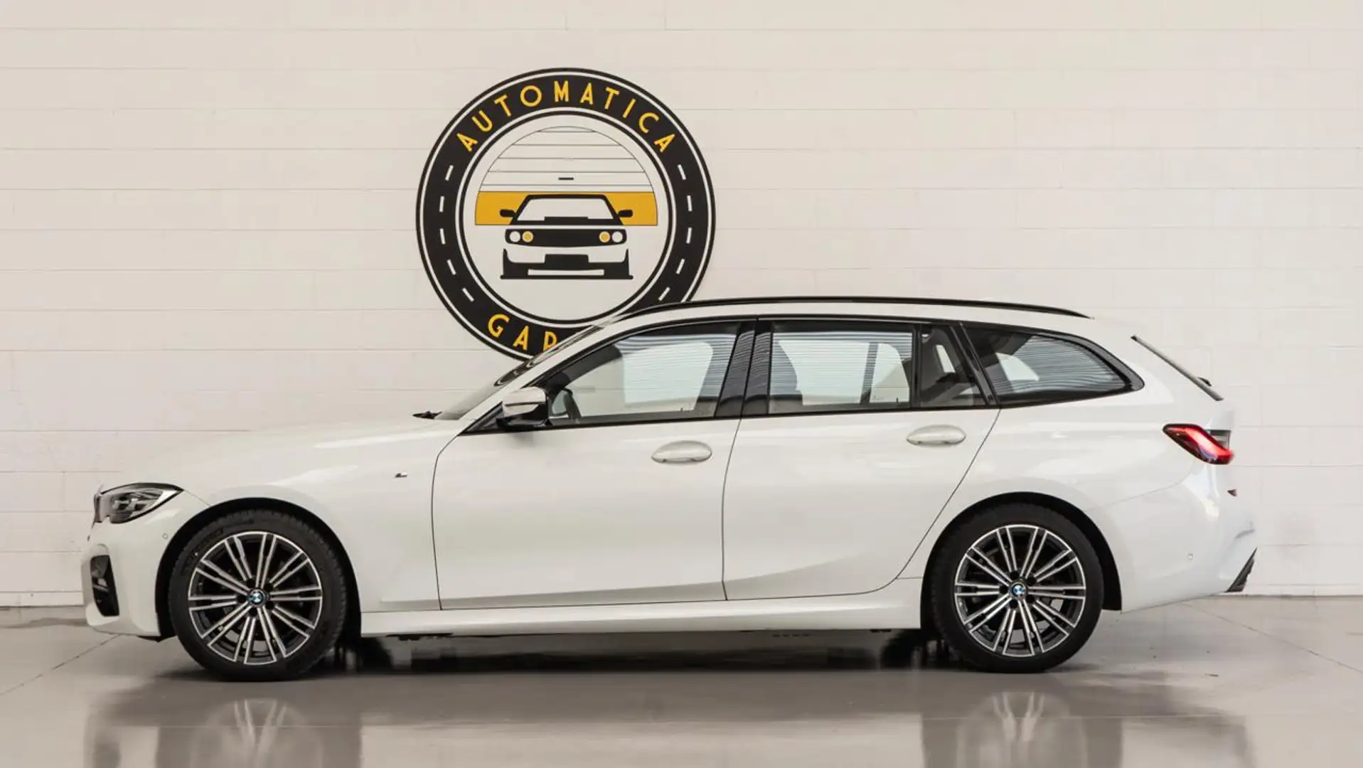 BMW 320 d 48V Touring Msport IVA ESPOSTA Blanc - 2