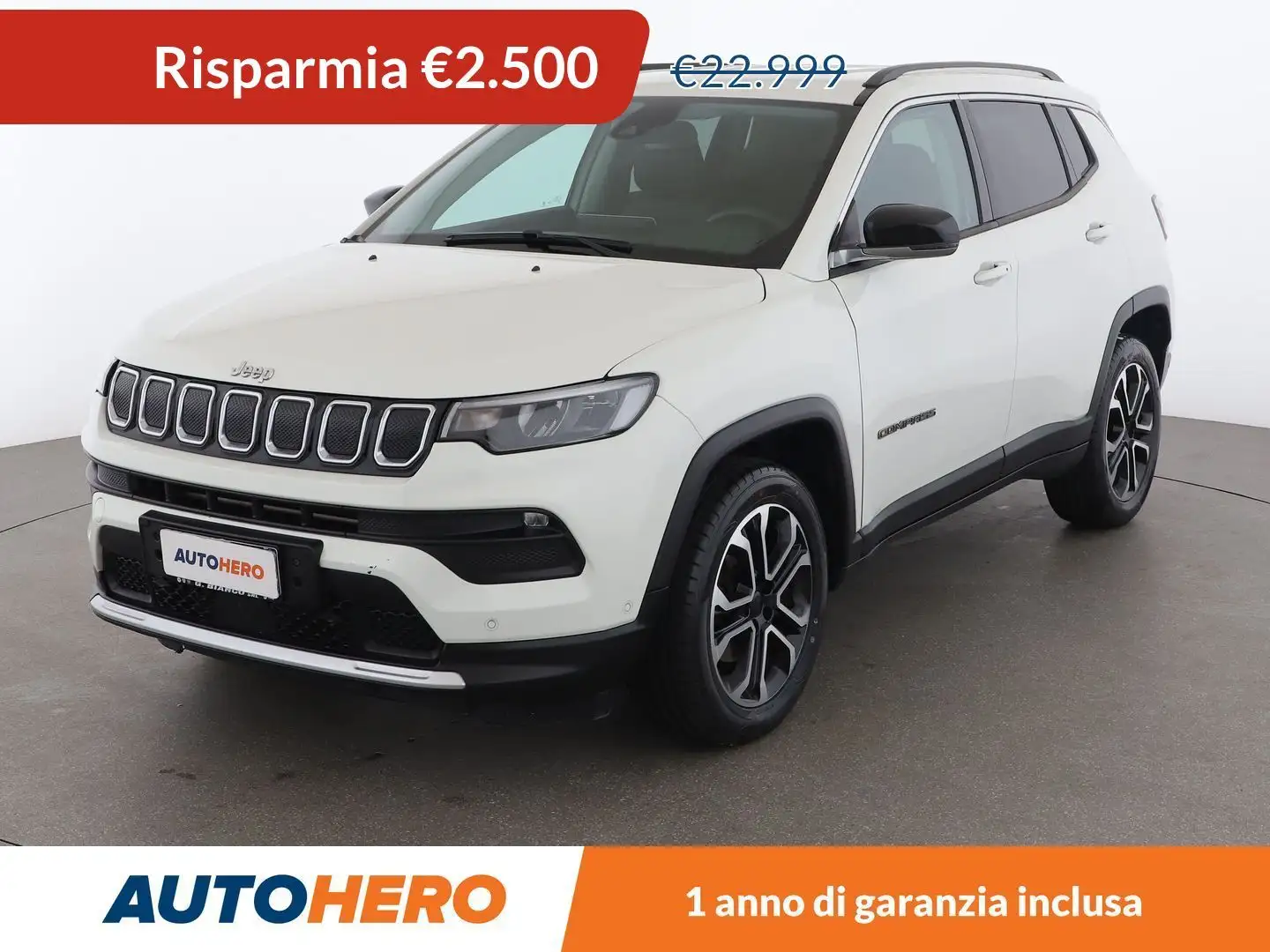 Jeep Compass 1.6 M-Jet Limited Bianco - 1