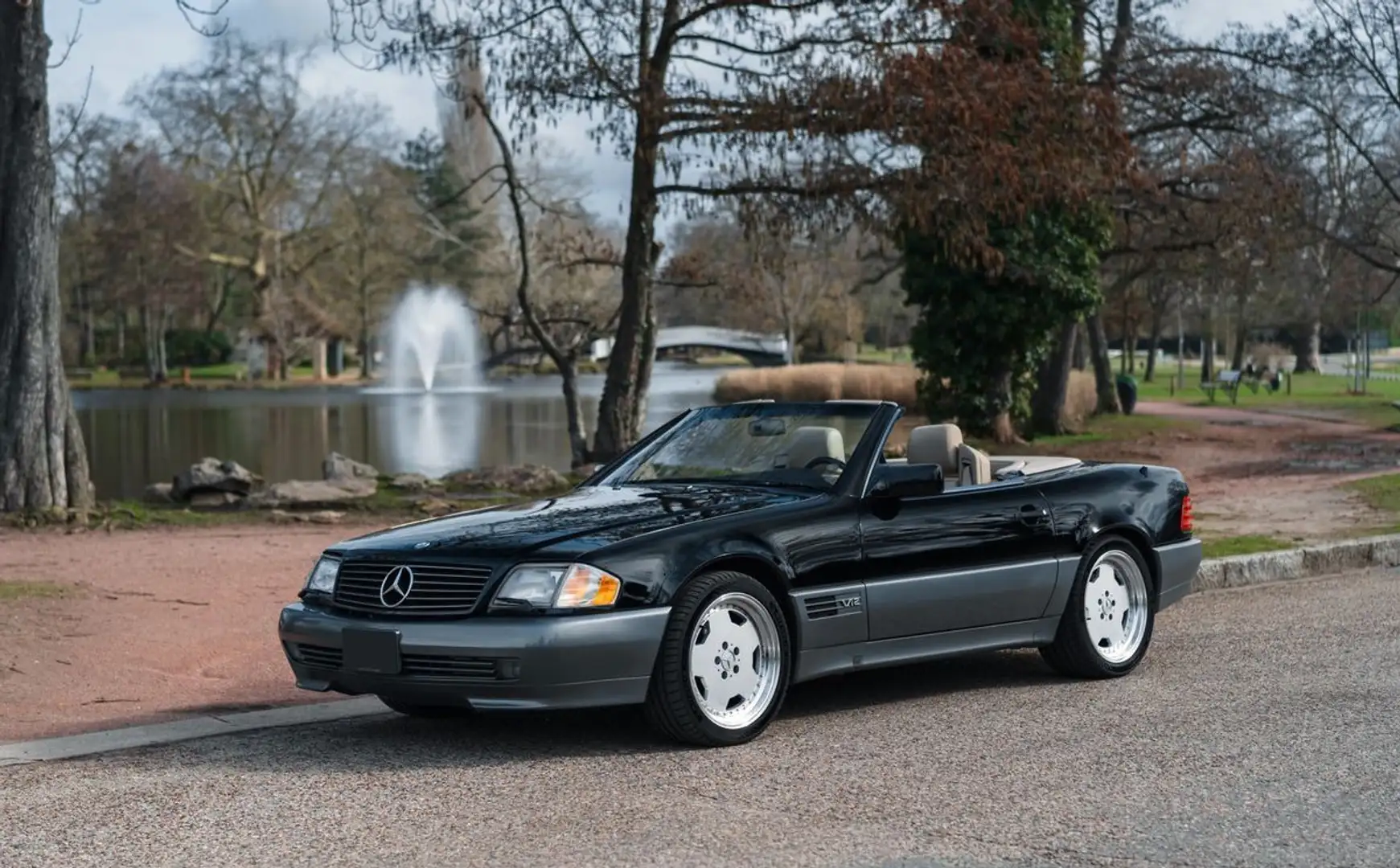 Mercedes-Benz SL 600 Classe Mercedes 600 (R129) 68100 km d'origine certifié Peinture Negro - 1