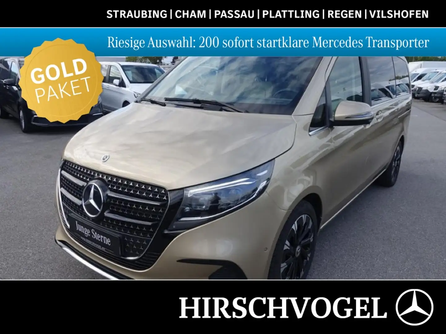 Mercedes-Benz V 250 d AVANTGARDE MOPF lang Distronic+AHK2,5t Gold - 1