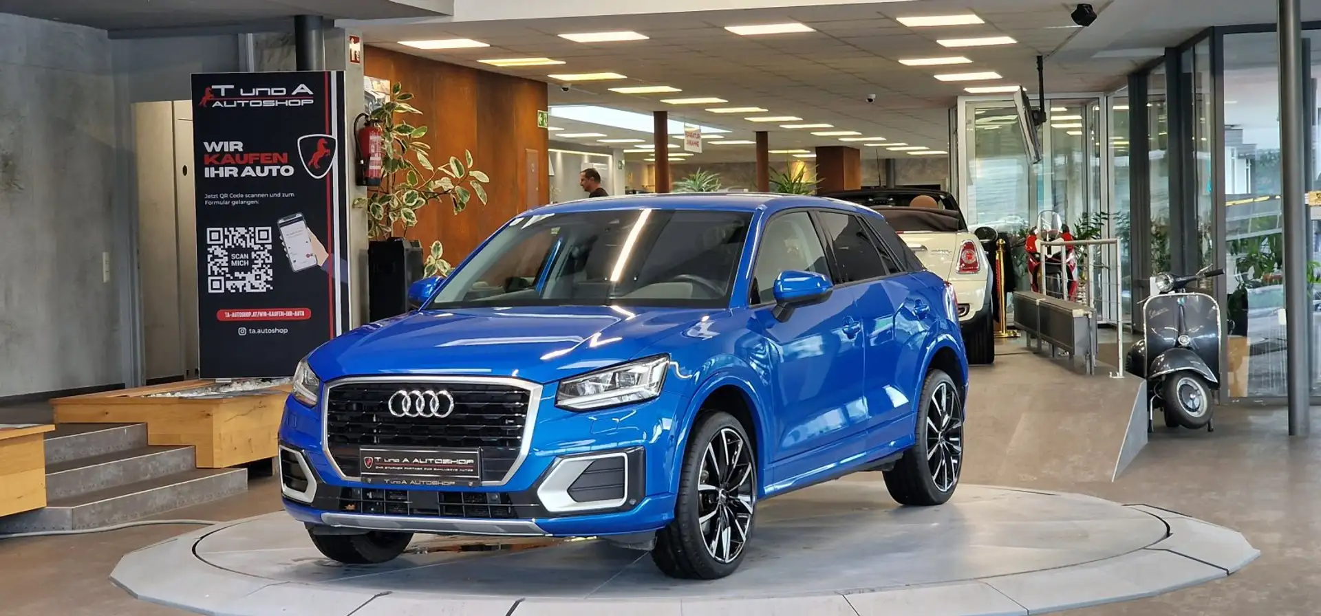 Audi Q2 1.4 TFSI Design S-Tronic *Komfort-Paket*Sitzheizun Blau - 1