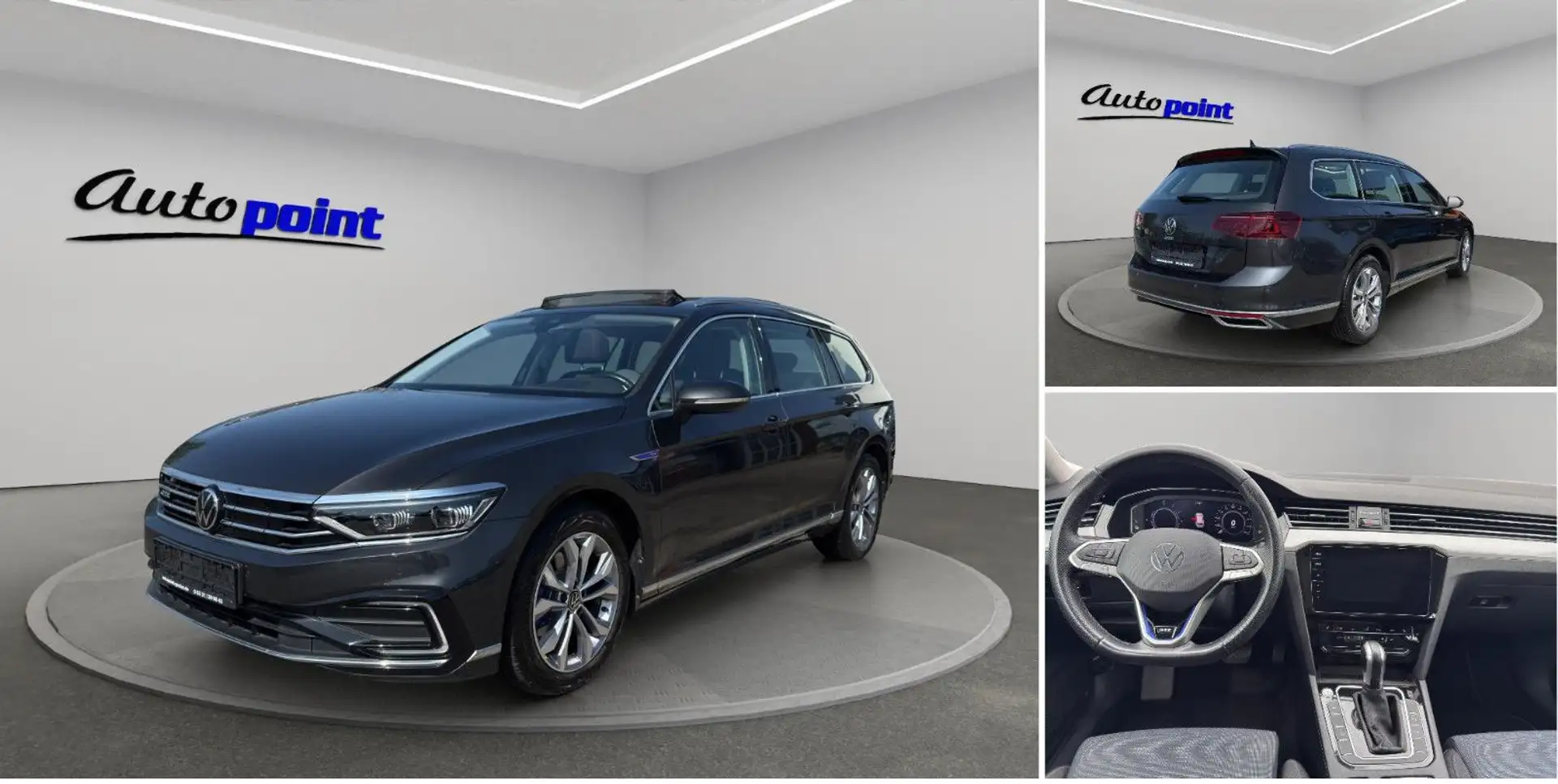Volkswagen Passat Variant 1.4 TSI GTE PANO MATRIX AHK Gris - 1
