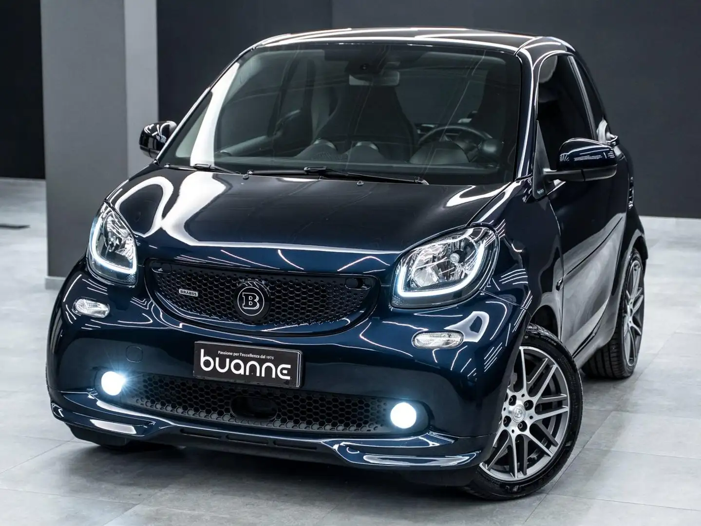 smart forTwo 90Cv Brabus Style Twinamic Blue Paris Italy Km Cer Bleu - 1