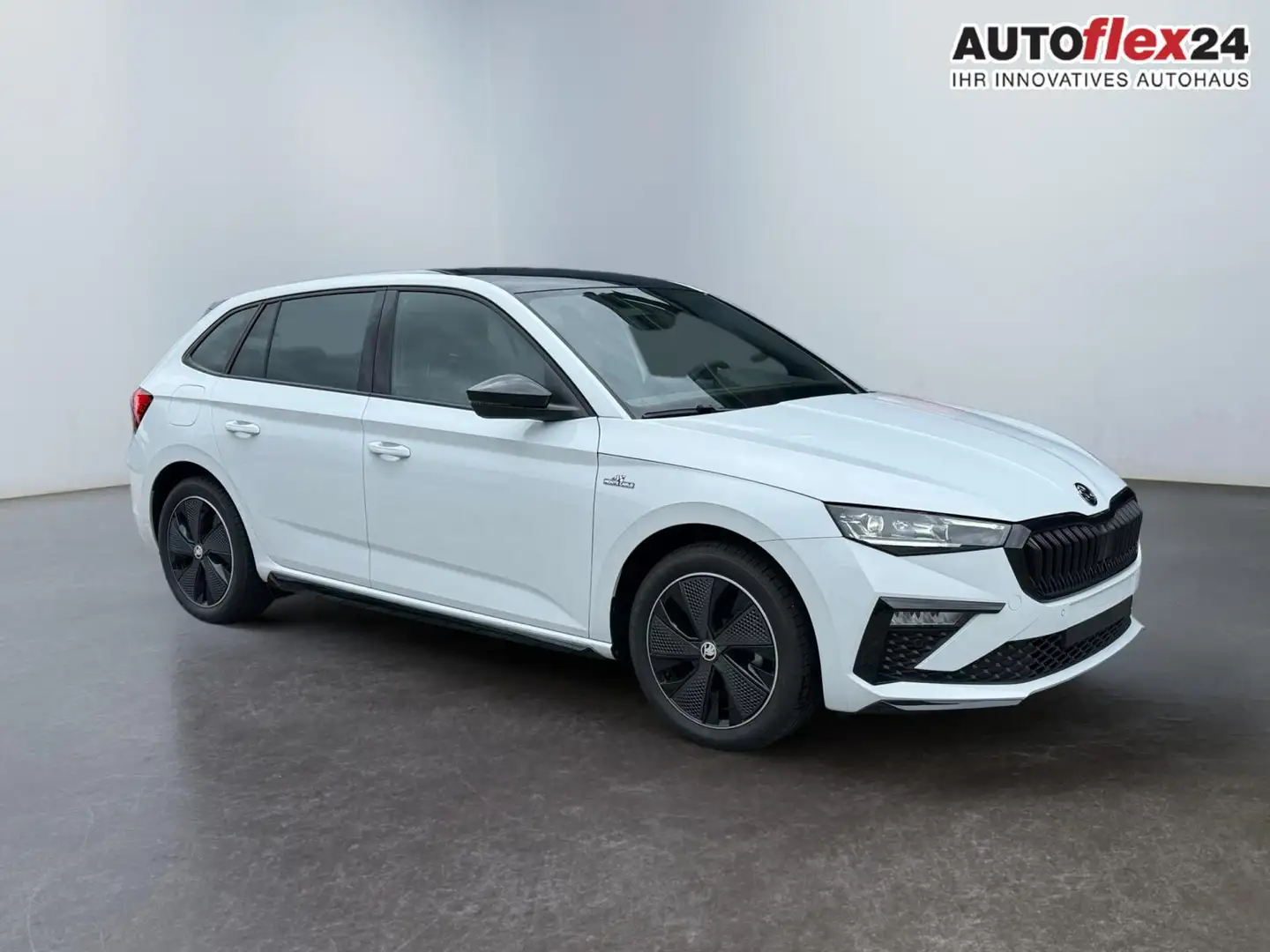 Skoda Scala 1,0 TSI Monte Carlo 2ZoKli DCC Pano 2PDC Kam Ma... Weiß - 1