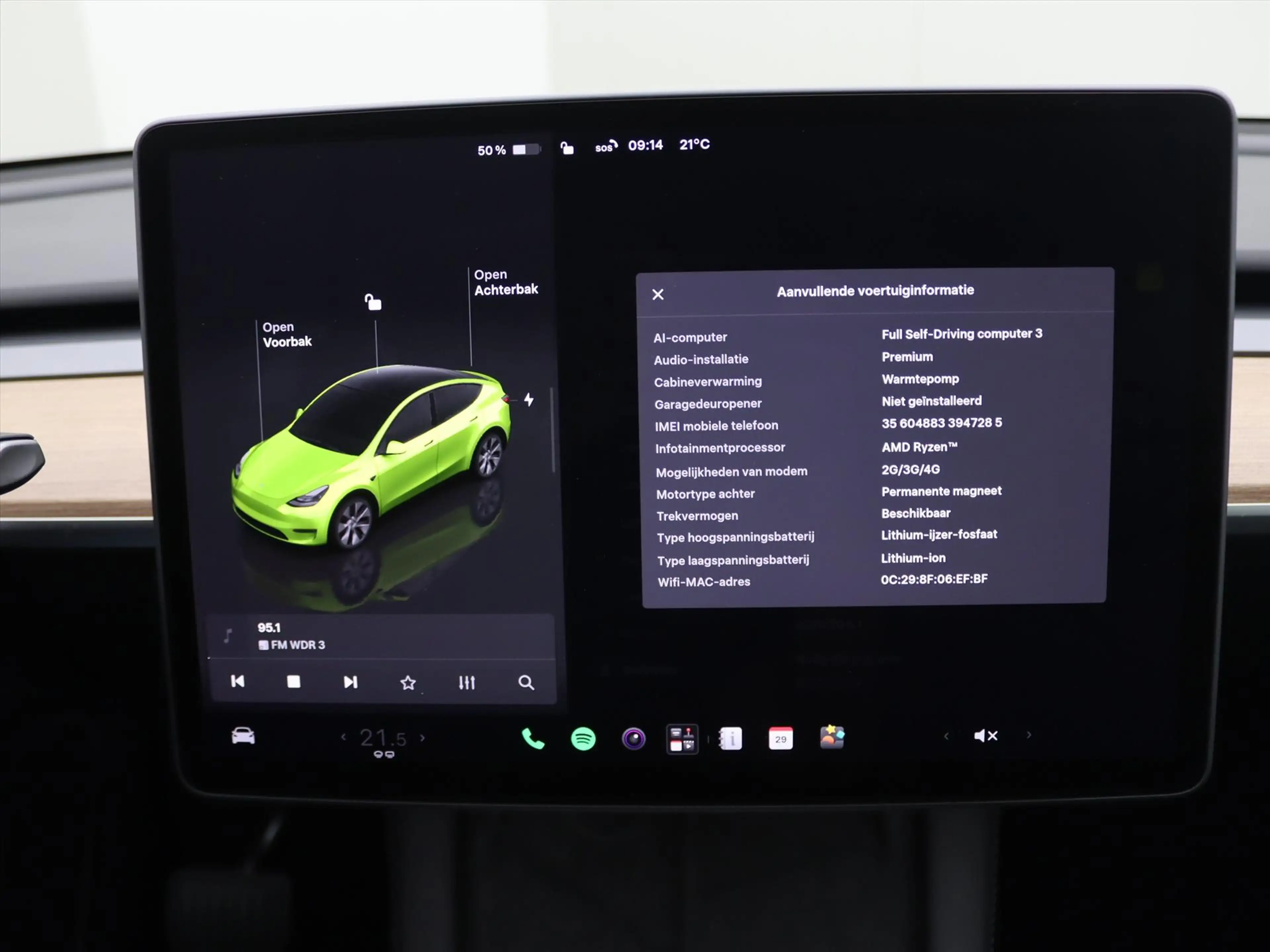 Tesla Model Y Standard RWD Plus 351pk 94.9% SoH [ TREKHAAK+RYZEN — photo 35