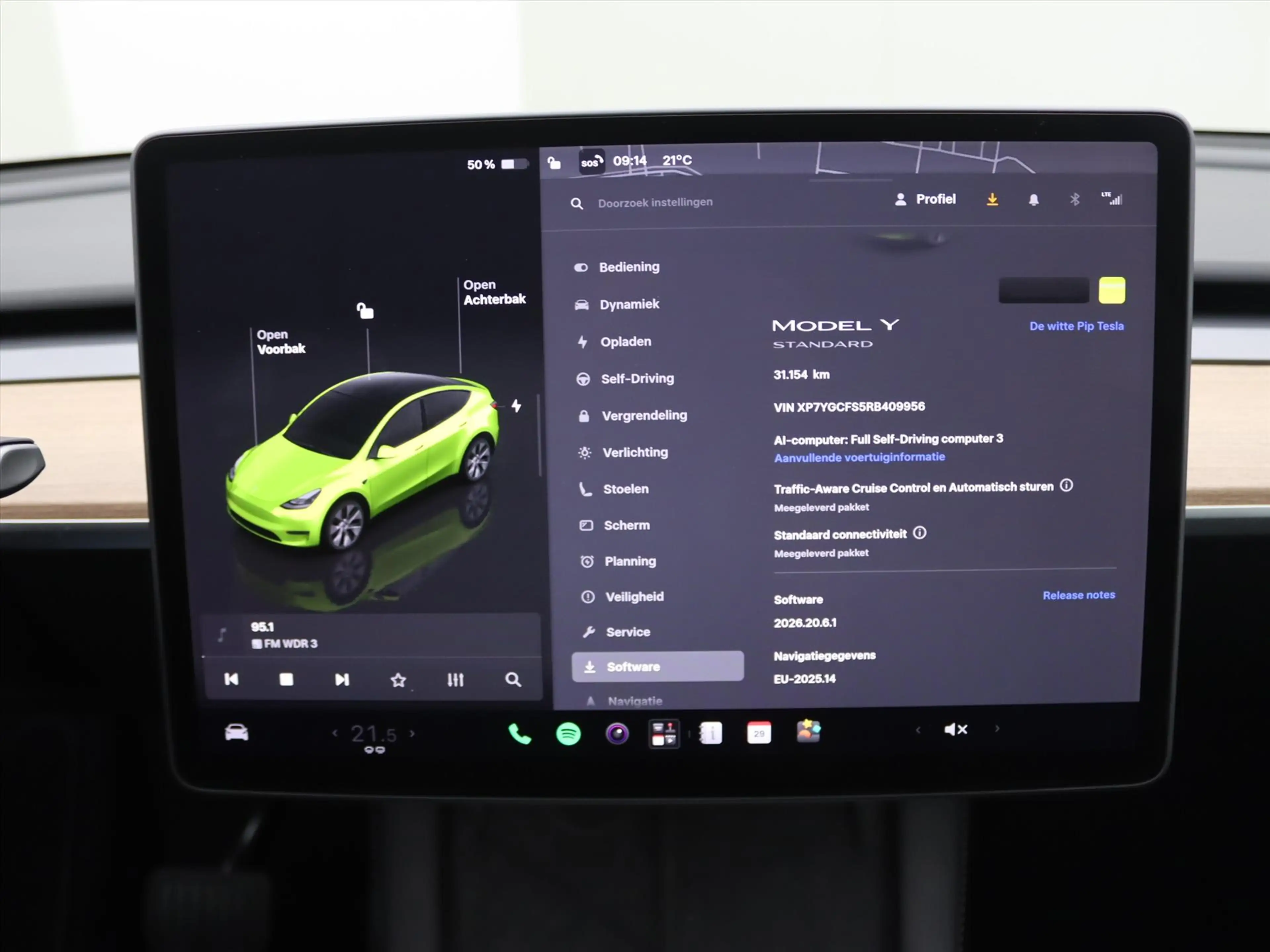 Tesla Model Y Standard RWD Plus 351pk 94.9% SoH [ TREKHAAK+RYZEN — photo 34