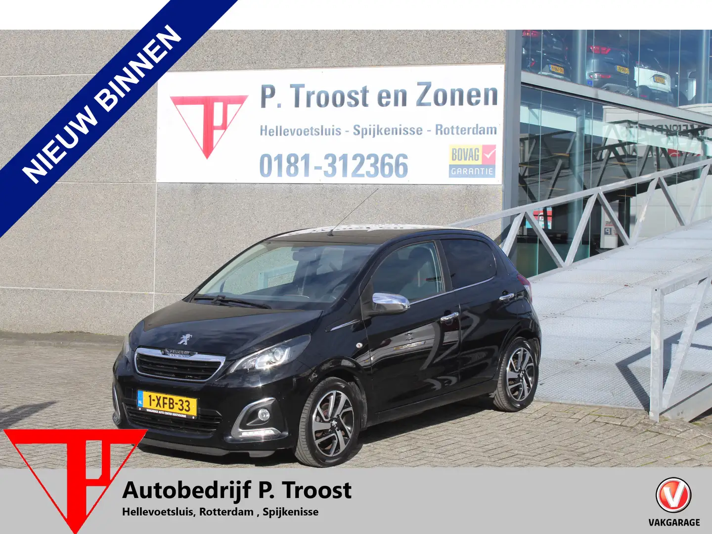 Peugeot 108 1.0 e-VTi Première Orig.NL auto/Achteruitrijcamera Noir - 1