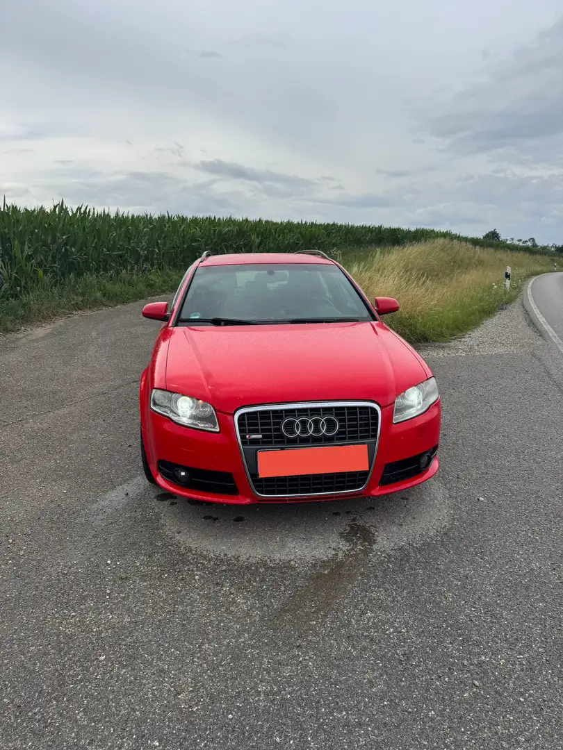 Audi A4 B7 2.7 Tdi S-Line Bose Leder AHK Rouge - 1
