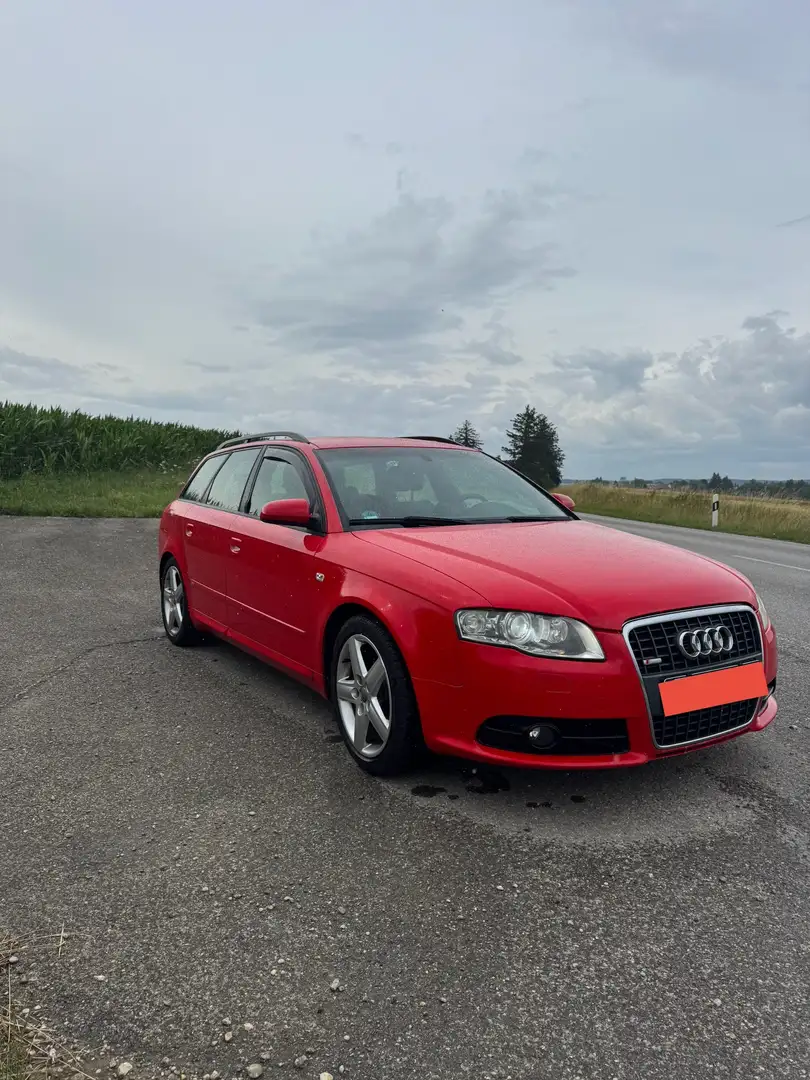 Audi A4 B7 2.7 Tdi S-Line Bose Leder AHK Rouge - 2