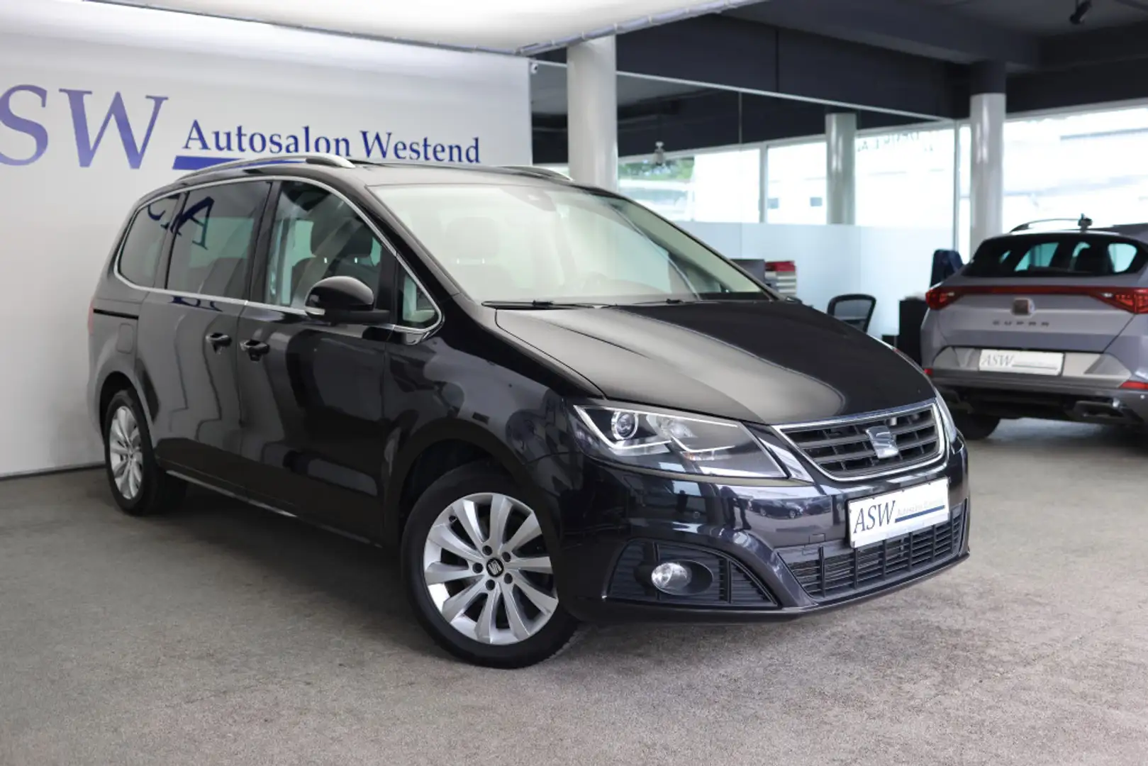 SEAT Alhambra 2,0 TDI STYLE PLUS 7-SITZER SCHIEBEDACH Schwarz - 1