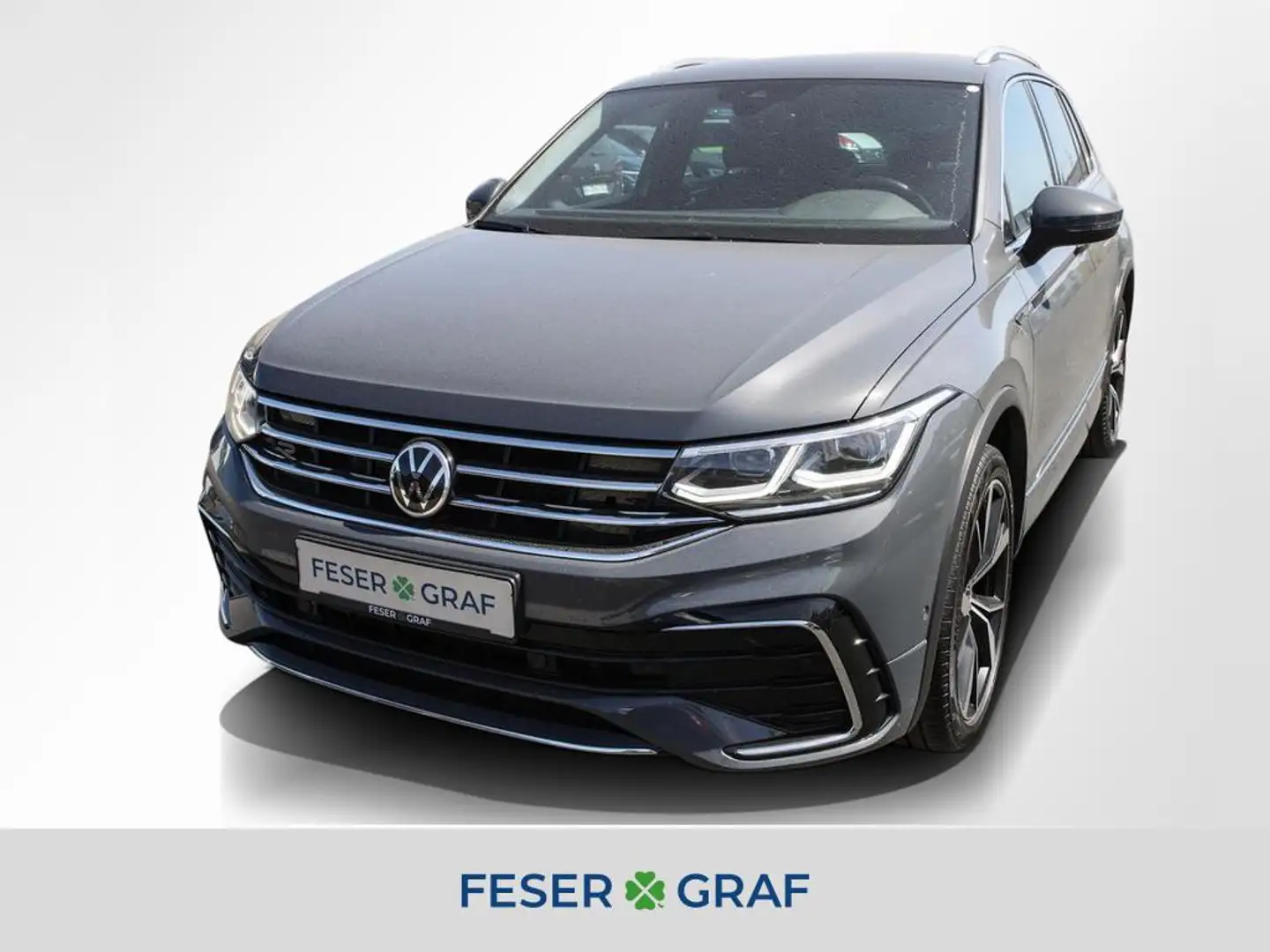 Volkswagen Tiguan 2.0 TDI DSG 4M R-Line AHK Matrix Nav RüKa Gris - 1