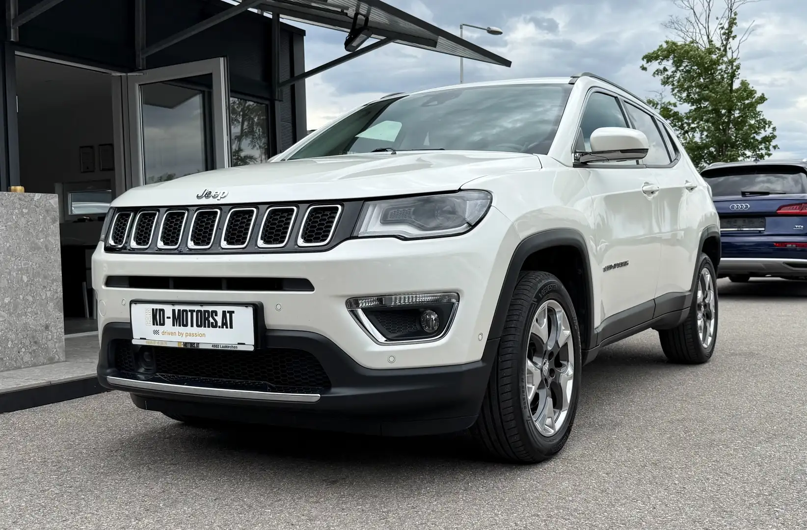 Jeep Compass 1,4 MultiAir2 Limited 4WD Aut.*1.Besitz*Leder*RFK* Weiß - 1